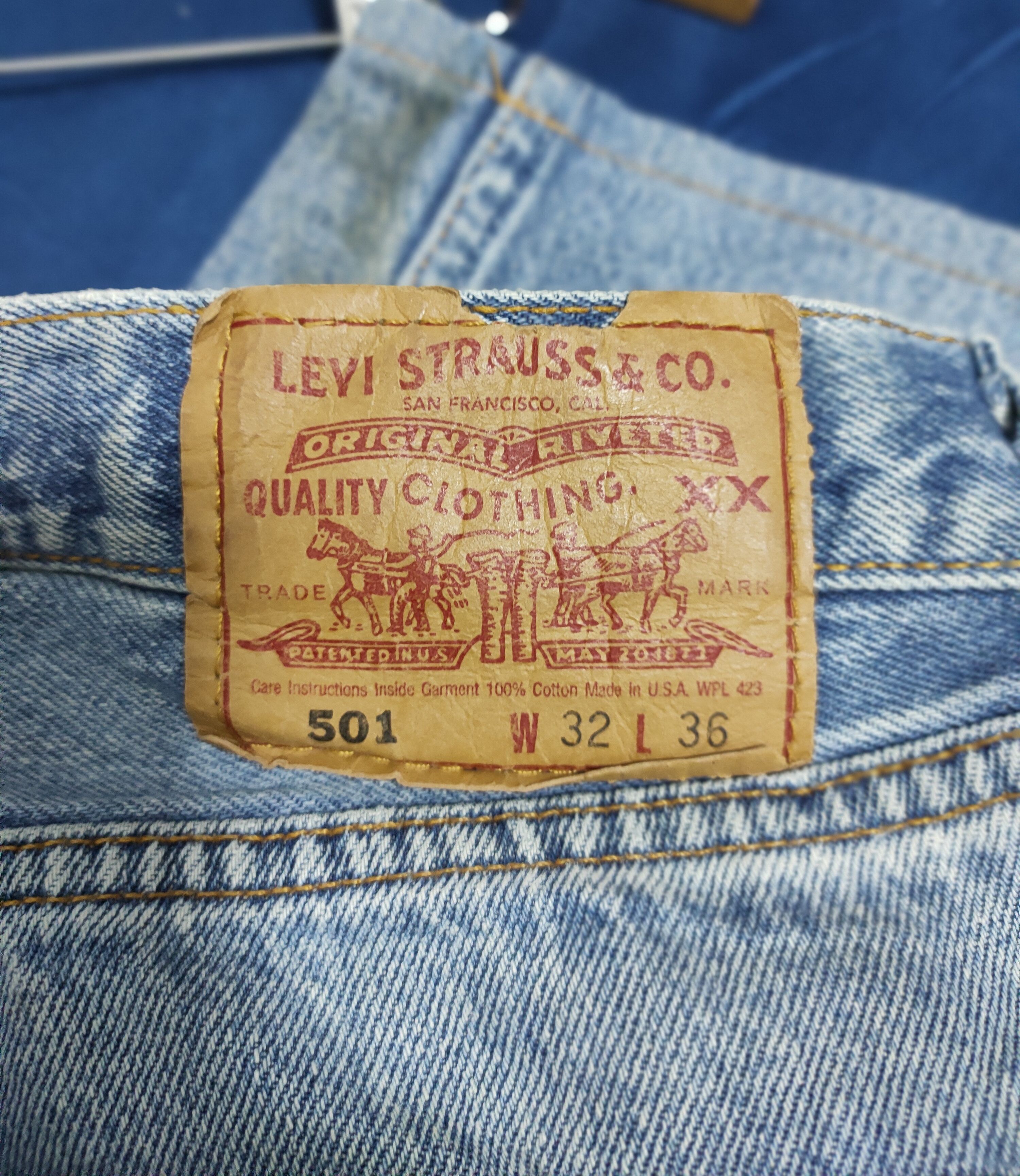 Levi's Vintage Clothing 💥Vtg Levis 501 Reconstructed by Freak Store 💥 Size US 31 - 3 Thumbnail