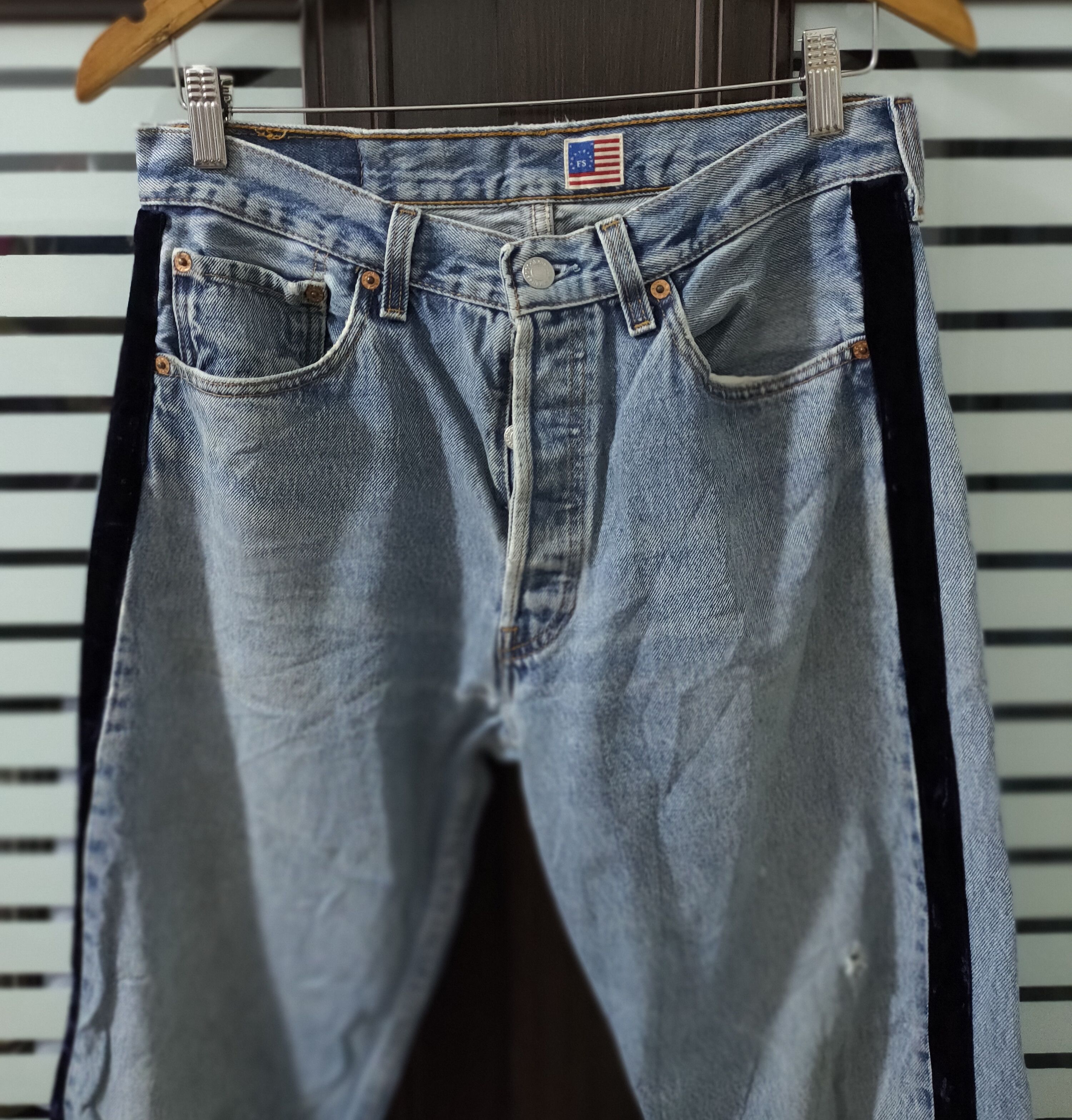 Levi's Vintage Clothing 💥Vtg Levis 501 Reconstructed by Freak Store 💥 Size US 31 - 1 Thumbnail