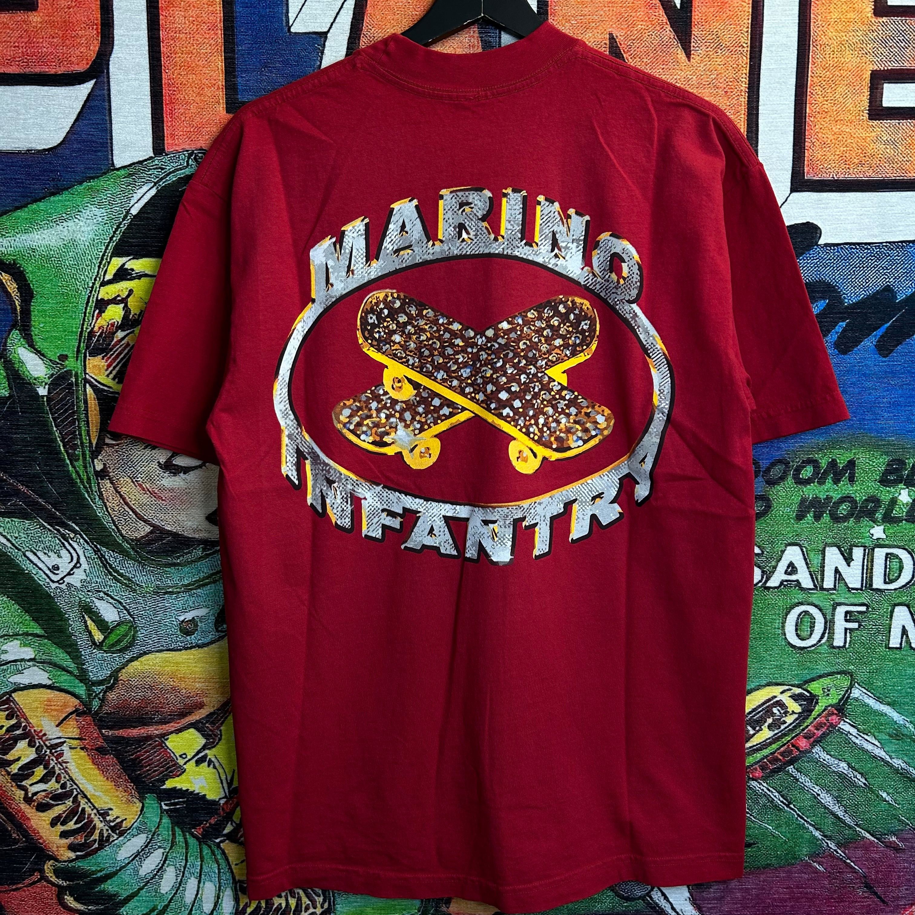 image of Marino Infantry Skateboard Bling Tee Size Medium in Maroon, Men's