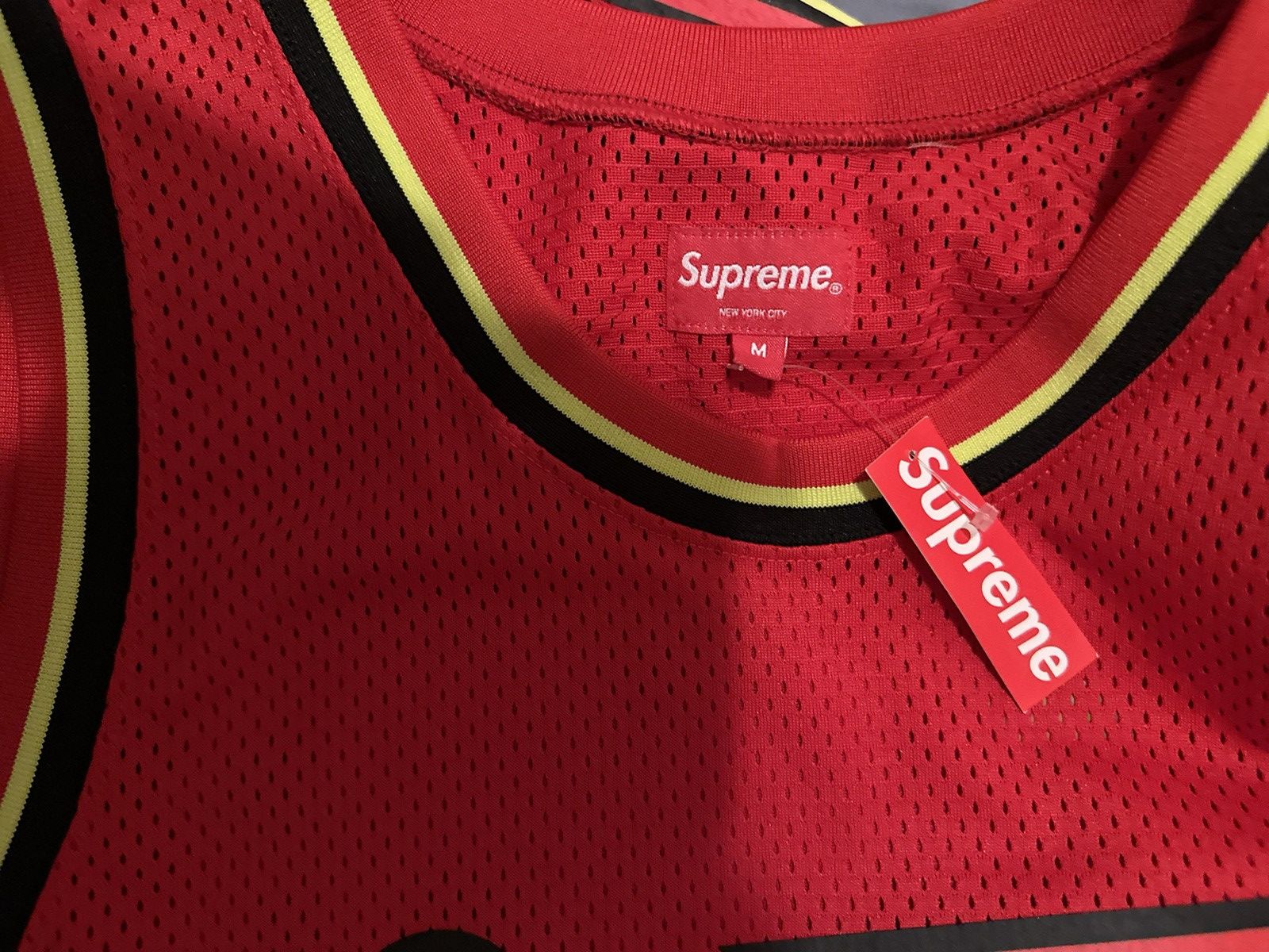 Supreme Supreme Bolt Jersey Red M Size US M / EU 48-50 / 2 - 3 Thumbnail