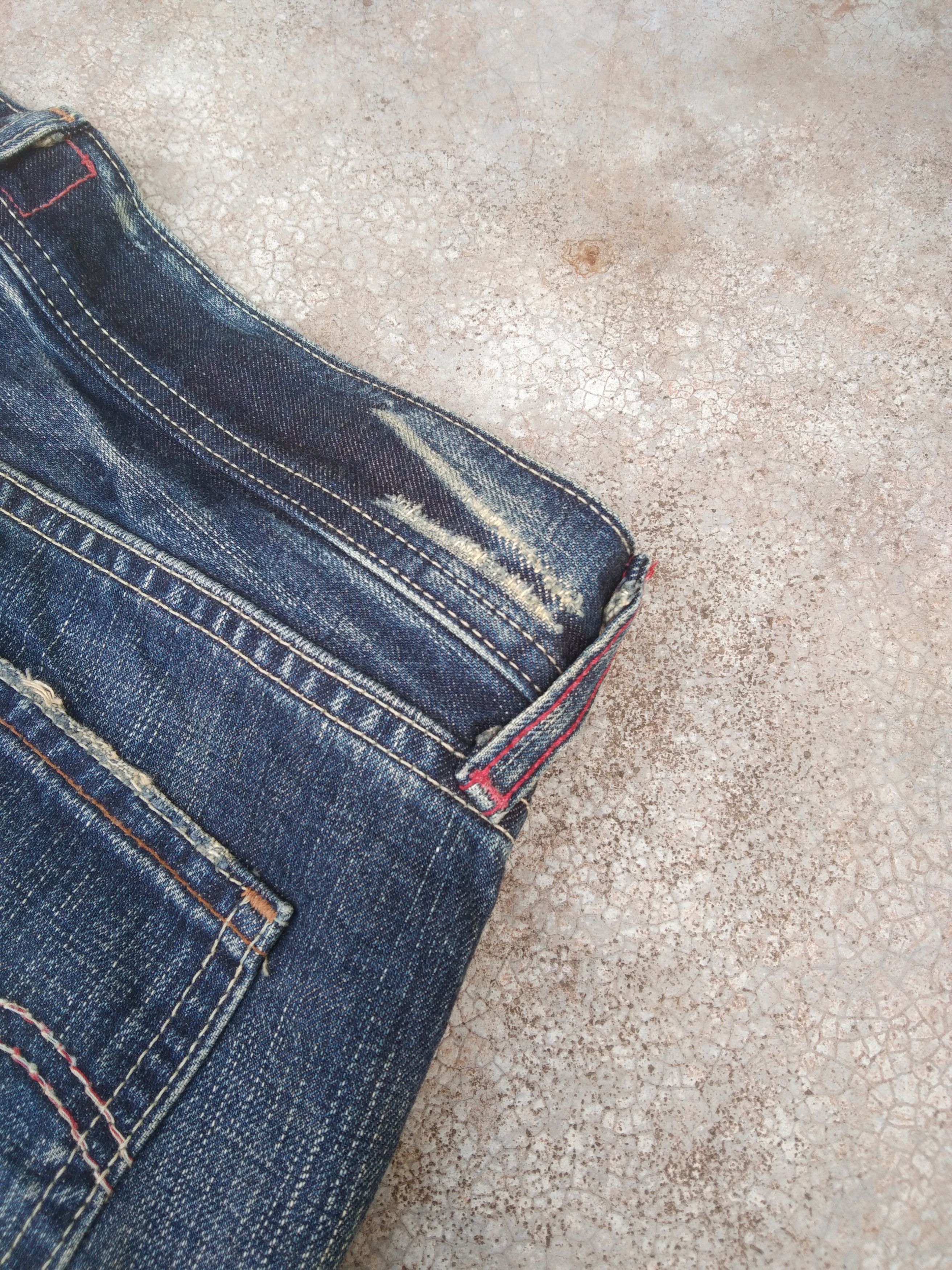 Levi's Vintage Levi's Jeans Redloop Straight Leg Distressed Denim Size US 29 - 3 Thumbnail