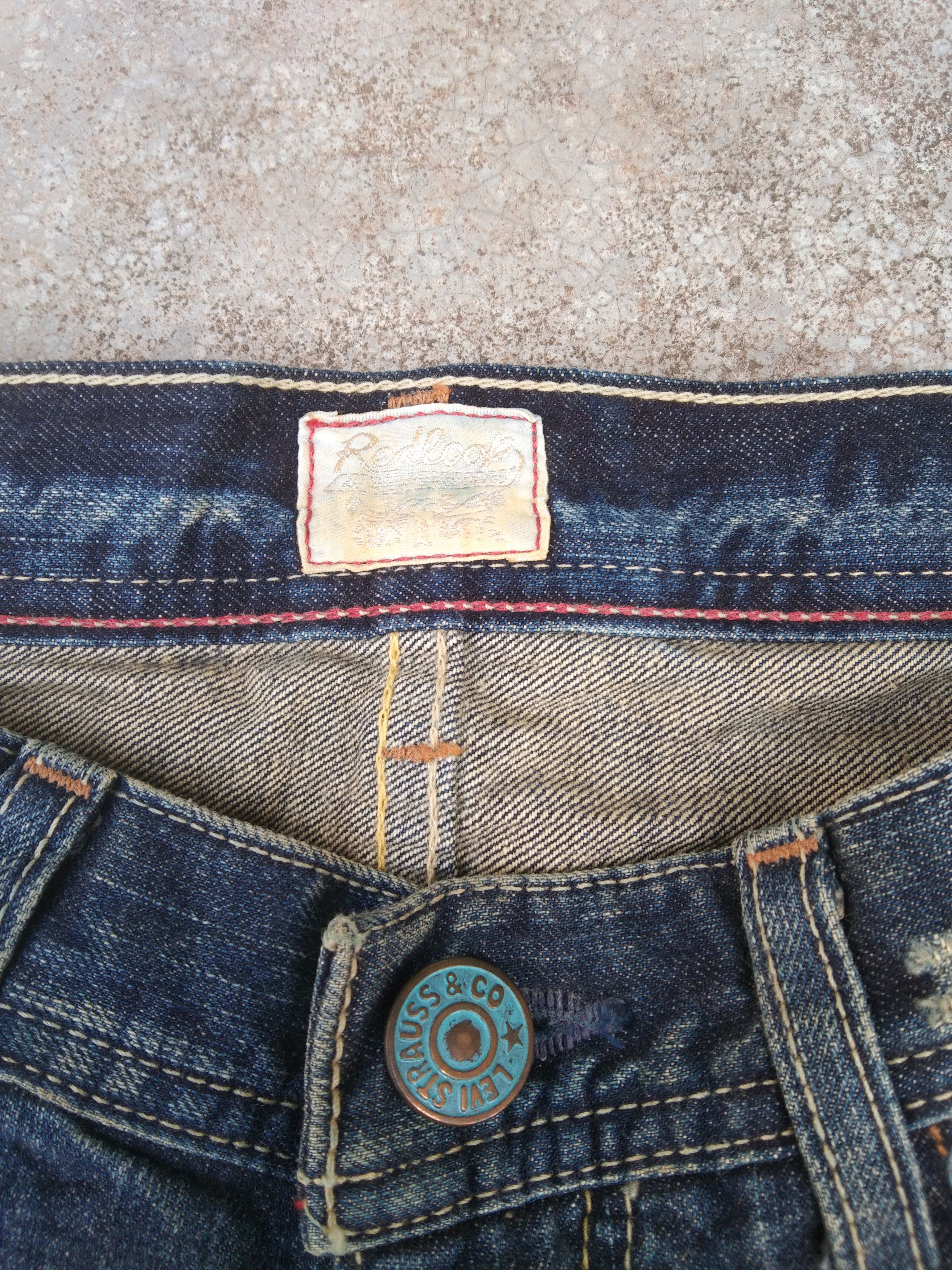 Levi's Vintage Levi's Jeans Redloop Straight Leg Distressed Denim Size US 29 - 4 Thumbnail