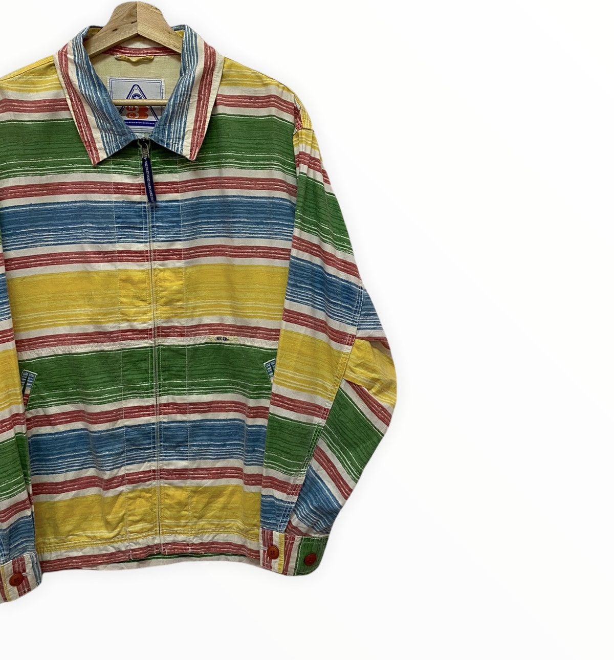 Nigel Cabourn 🔥NIGEL CABOURN MULTICOLOUR ZIPPER SHIRT Size US M / EU 48-50 / 2 - 7 Thumbnail