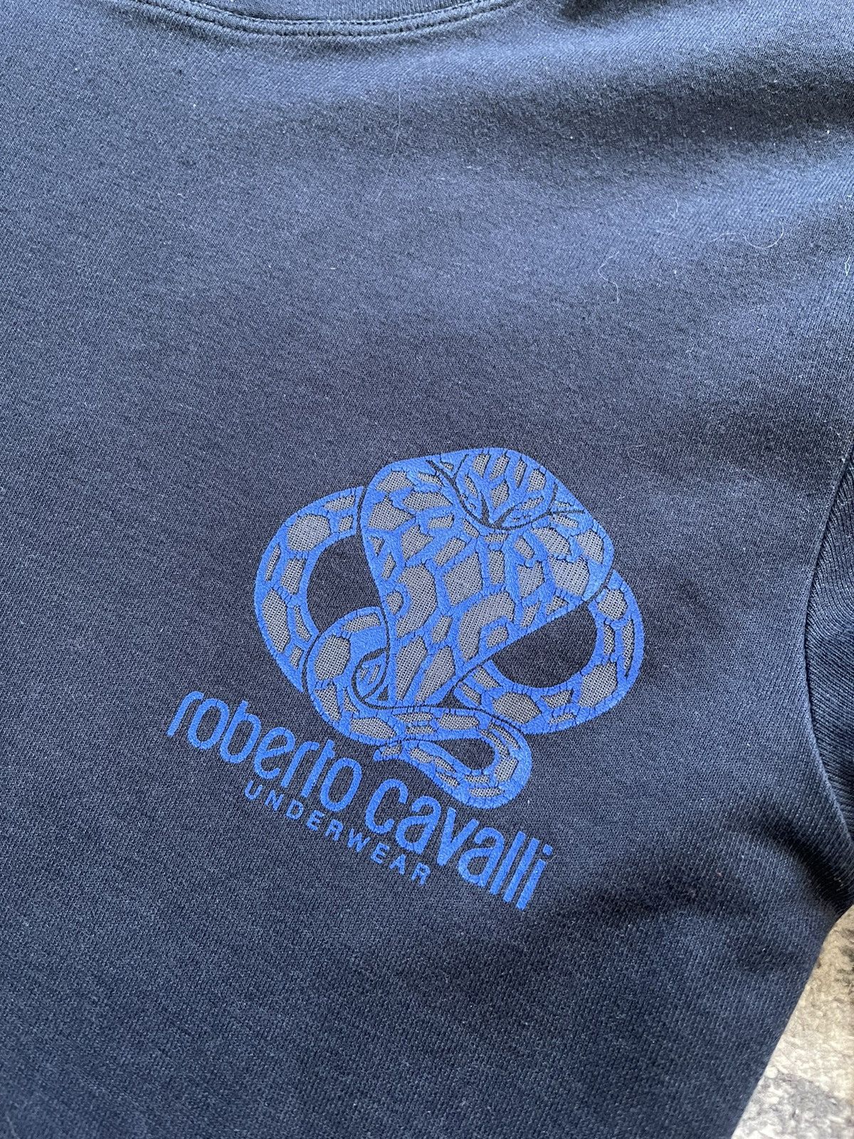 Just Cavalli × Roberto Cavalli Roberto Cavalli Long sleeve M Blue Big Logo Size US M / EU 48-50 / 2 - 4 Thumbnail