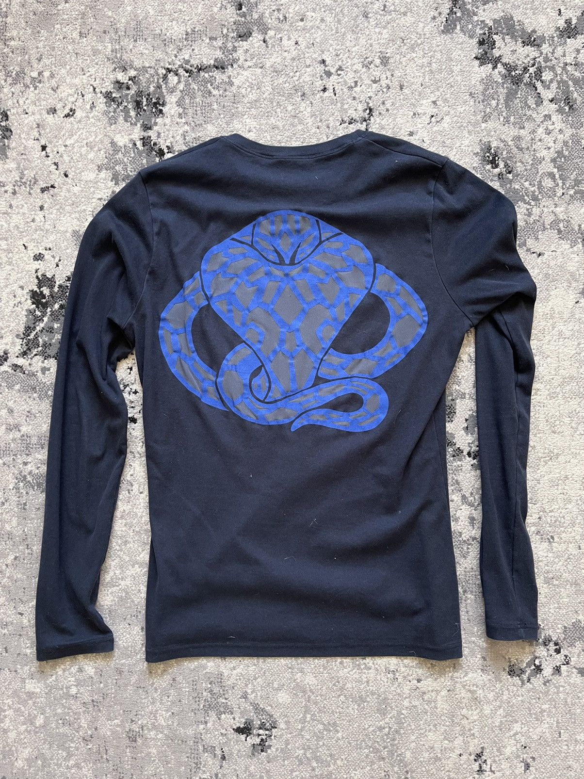 Just Cavalli × Roberto Cavalli Roberto Cavalli Long sleeve M Blue Big Logo Size US M / EU 48-50 / 2 - 1 Thumbnail