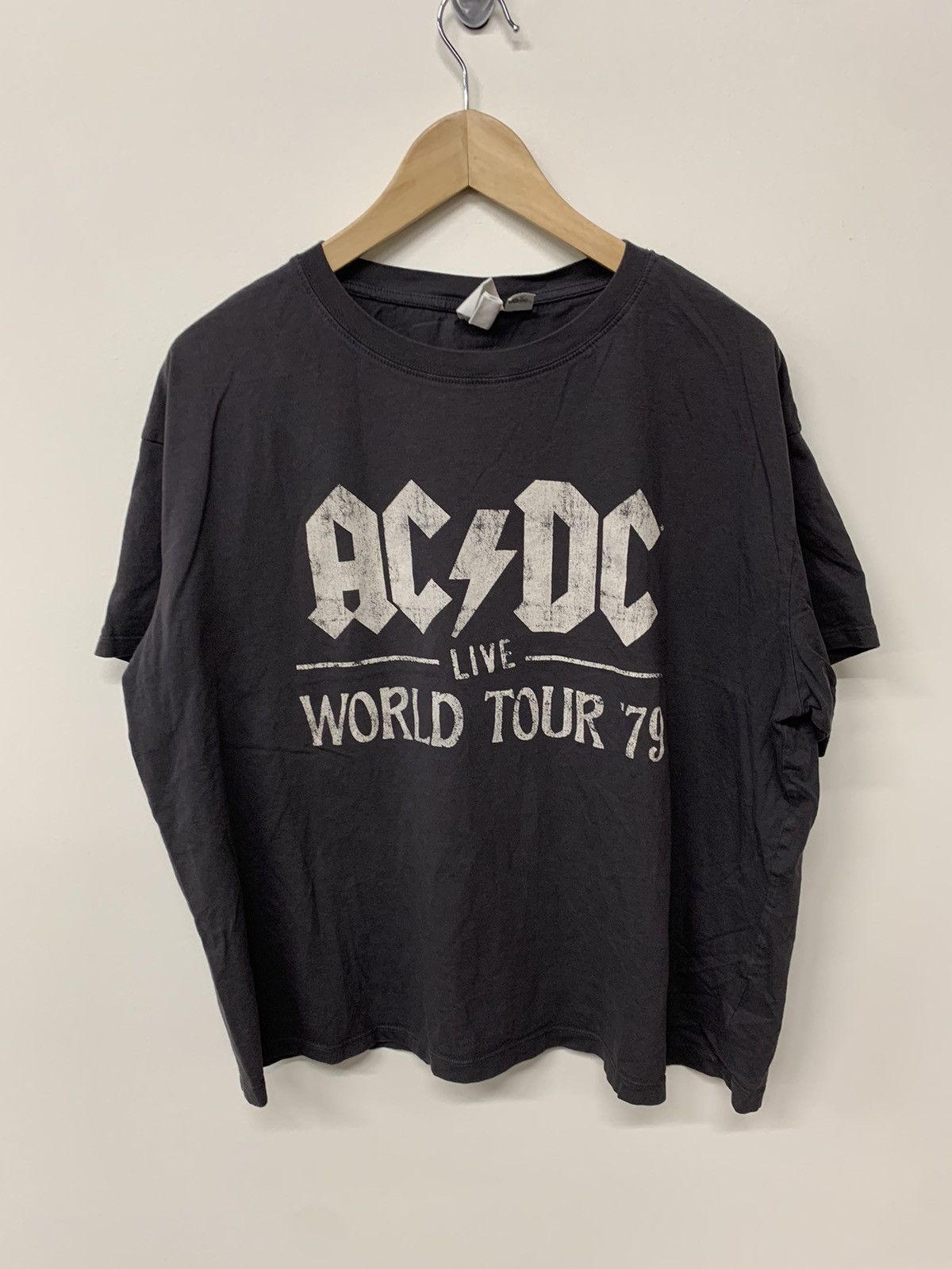 Tour Tee Retro Band AC/DC Live World Tour 79 T-Shirt | Grailed