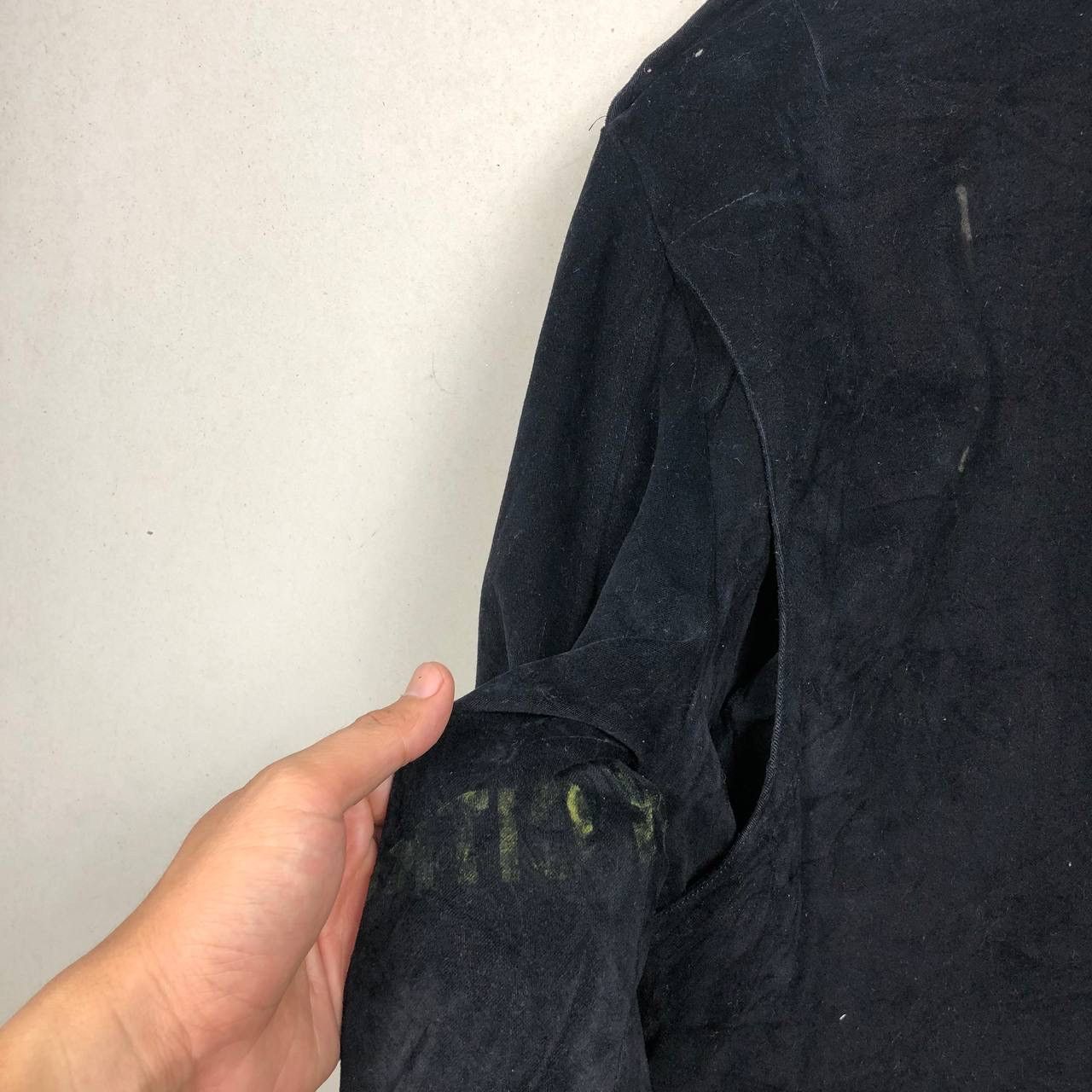 Katharine Hamnett London Vintage Katherine Hamnett London Blouson Suede Jacket Black Size US M / EU 48-50 / 2 - 9 Thumbnail