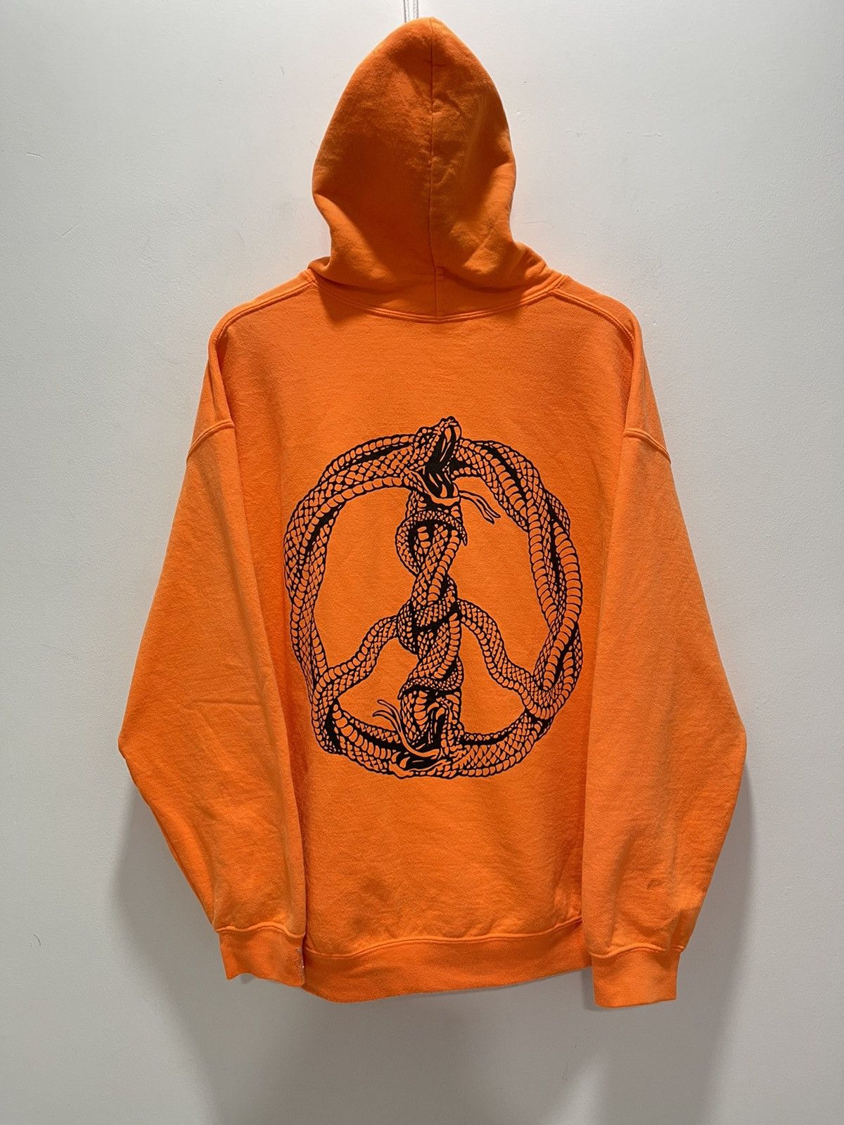 Gildan × Japanese Brand × Vintage VINTAGE ZAPANESE COBRA SNAKE BIG LOGO TATTOO STYLE HOODIE Size US L / EU 52-54 / 3 - 1 Thumbnail