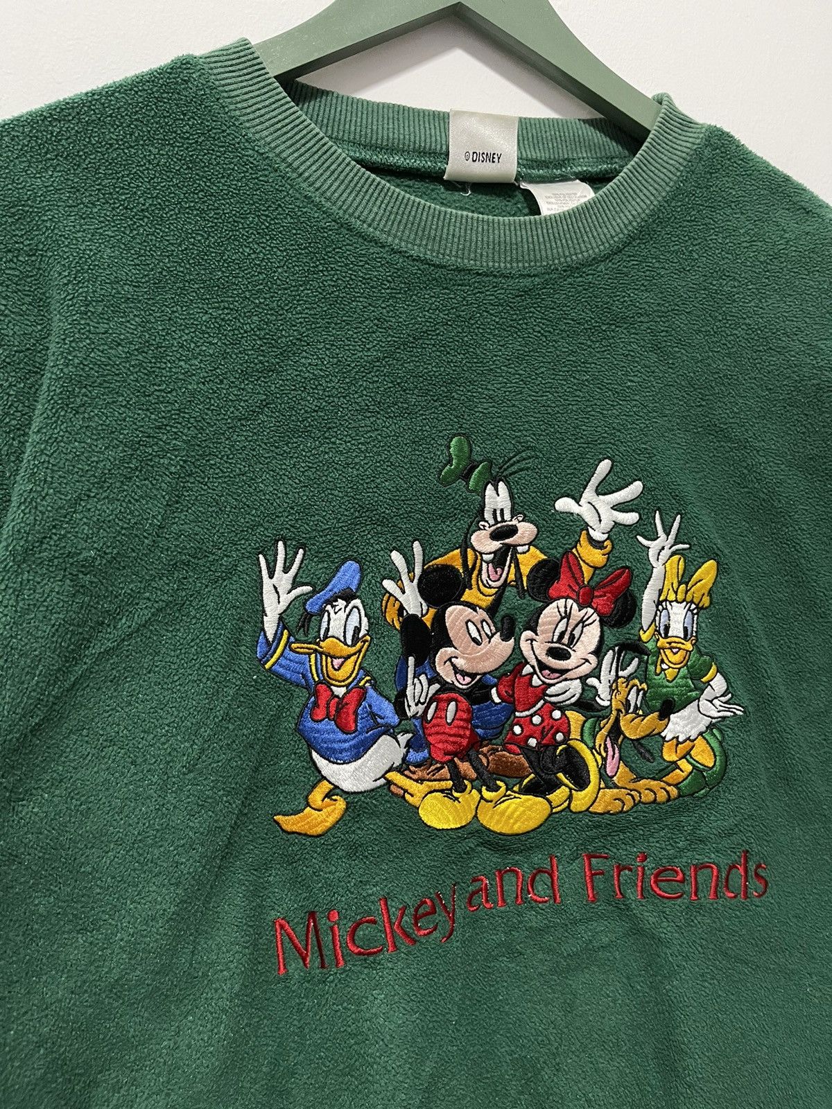 Cartoon Network × Disney × Vintage VINTAGE MICKEY AND FRIENDS DISNEY FLEECE SWEATSHIRT Size US S / EU 44-46 / 1 - 2 Thumbnail