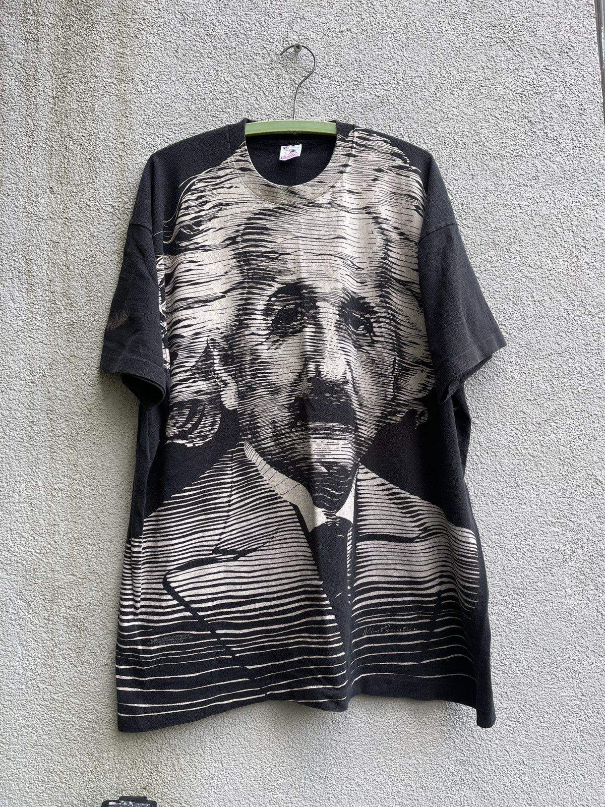 Vinatge Albert outlet Einstein AOP Tee