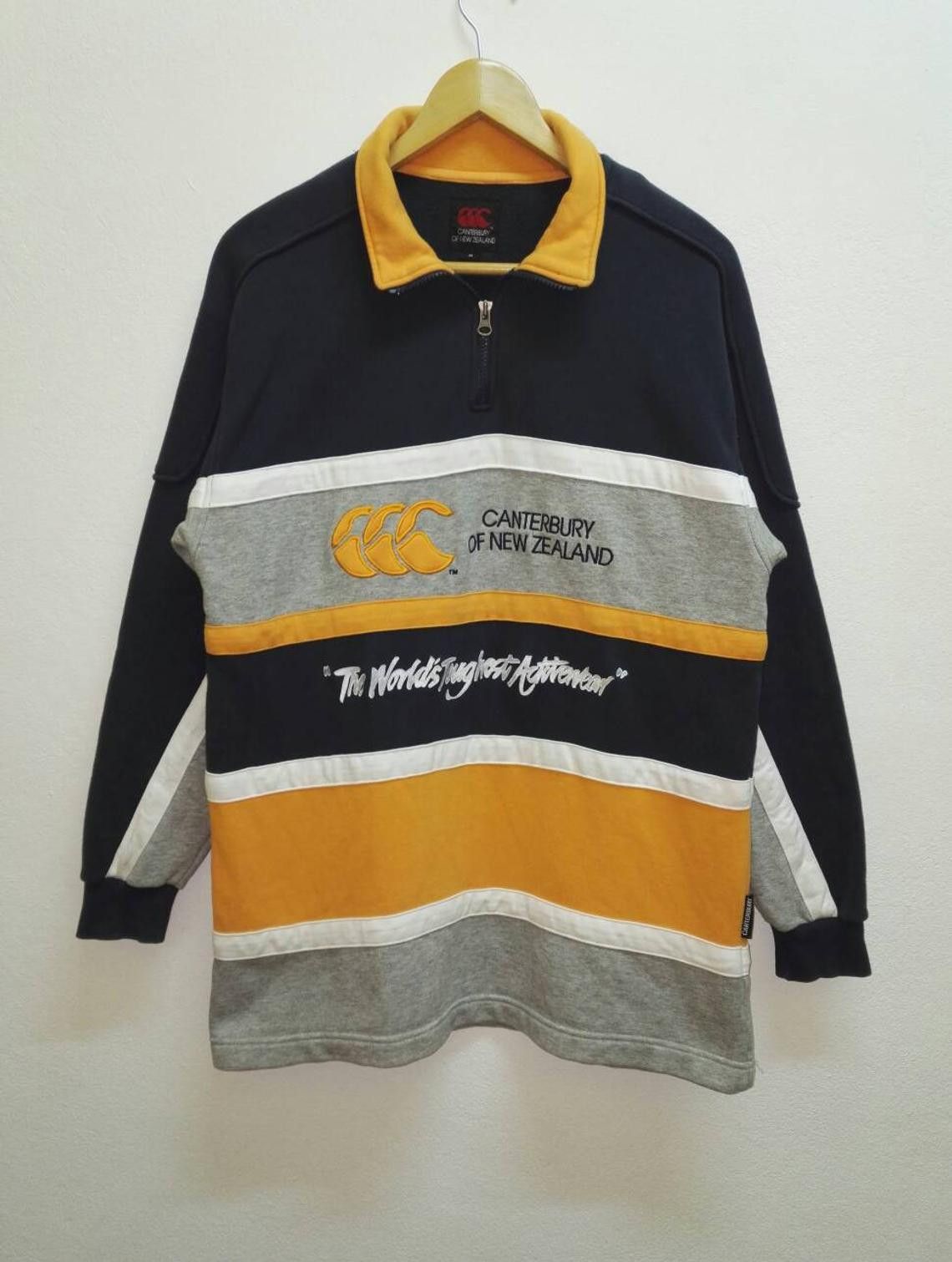All Blacks Vintage Canterbury Of New Zealand All Black Size US M / EU 48-50 / 2 - 1 Thumbnail