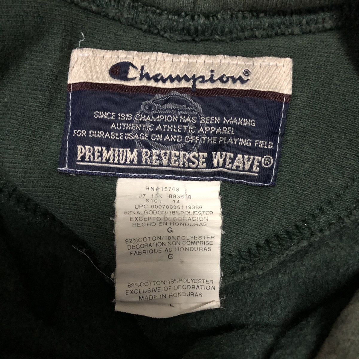 Champion True Vintage Champion Reverse Weave pullover hoodies Size US L / EU 52-54 / 3 - 8 Thumbnail