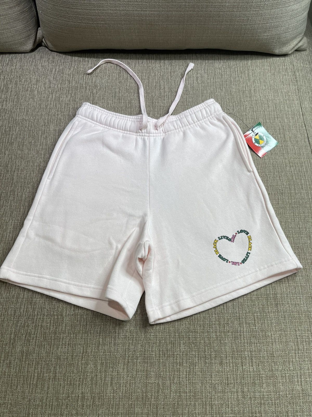 Cross Colours Cross Colours Pink Shorts - (Size Small) Size US 32 / EU 48 - 2 Thumbnail
