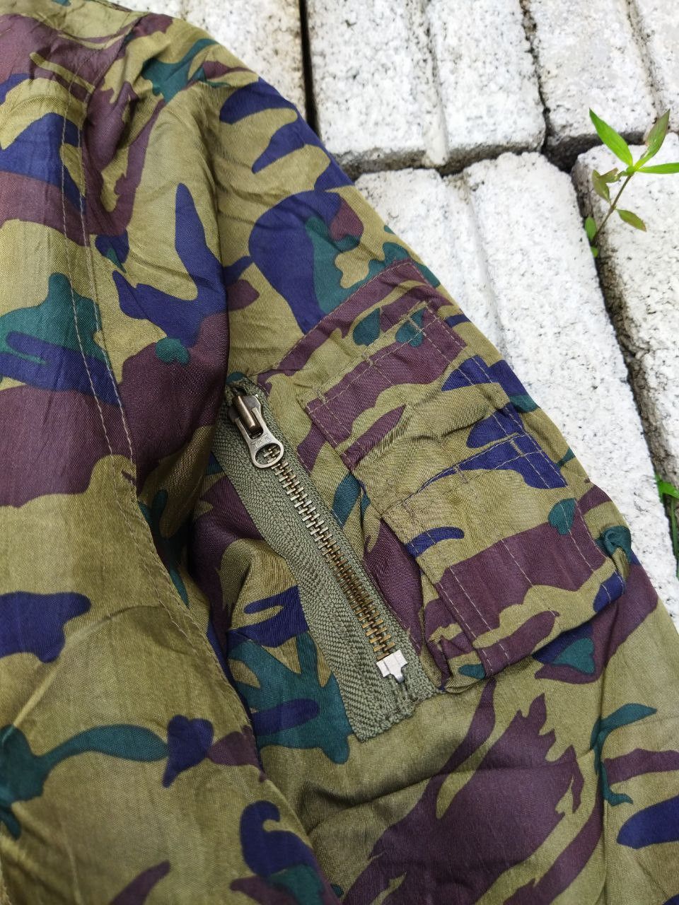 Jean Paul Gaultier Vintage Junior Gaultier Camo Cropped Oversize Jacket Size US M / EU 48-50 / 2 - 9 Thumbnail
