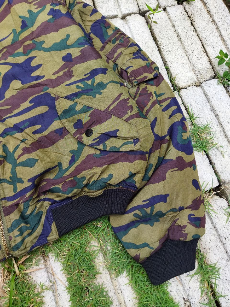 Jean Paul Gaultier Vintage Junior Gaultier Camo Cropped Oversize Jacket Size US M / EU 48-50 / 2 - 5 Thumbnail