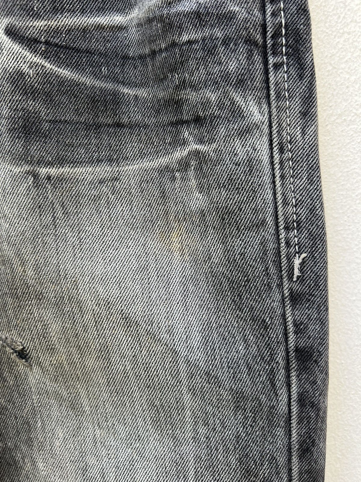 Vintage Vintage LAGUST Japan Dirty Sun Faded Black Denim Flare Jeans Size US 29 - 12 Thumbnail