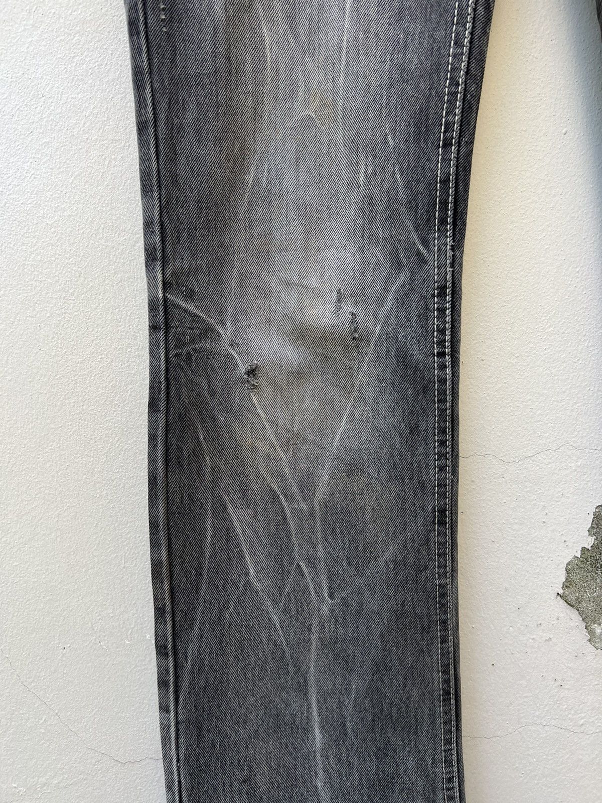Vintage Vintage LAGUST Japan Dirty Sun Faded Black Denim Flare Jeans Size US 29 - 9 Thumbnail