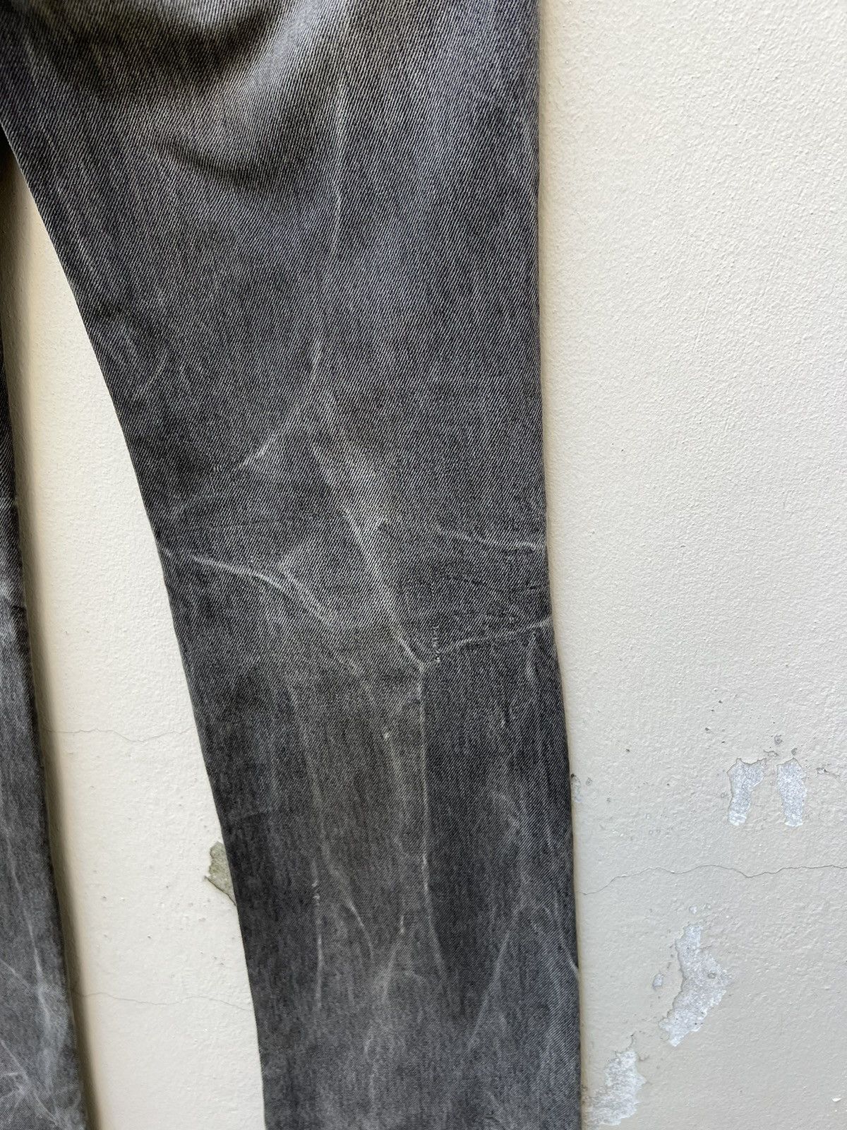 Vintage Vintage LAGUST Japan Dirty Sun Faded Black Denim Flare Jeans Size US 29 - 22 Thumbnail