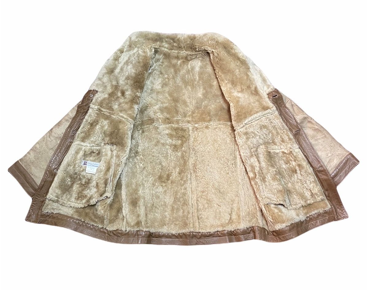 Balmain Sheepskin Jacket Pierre Balmain Vintage Leather Coat Size US M / EU 48-50 / 2 - 3 Thumbnail