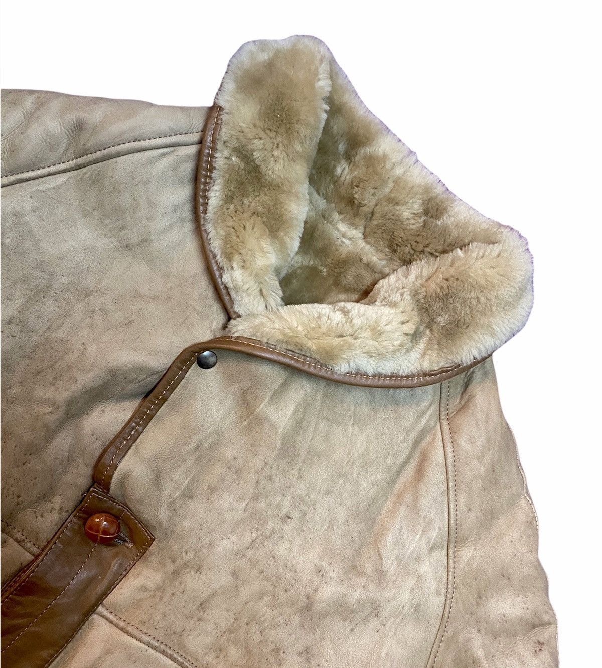 Balmain Sheepskin Jacket Pierre Balmain Vintage Leather Coat Size US M / EU 48-50 / 2 - 5 Thumbnail