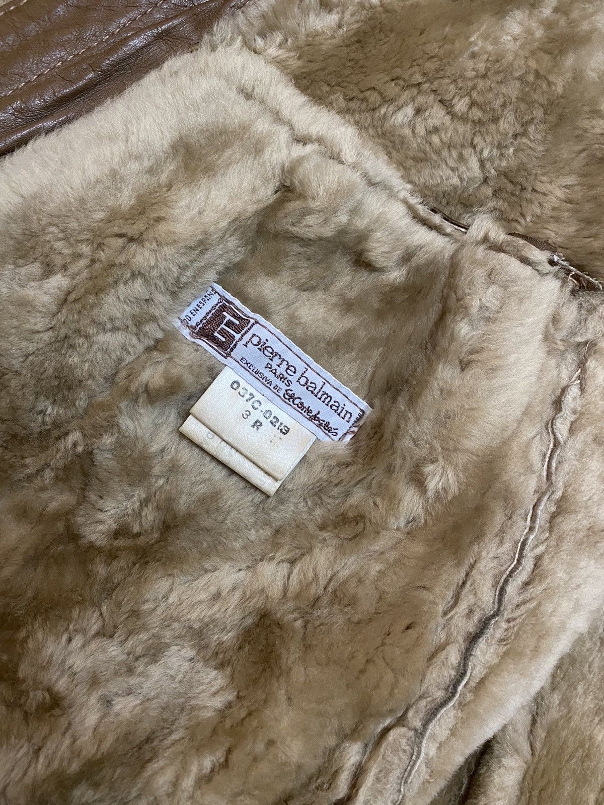 Balmain Sheepskin Jacket Pierre Balmain Vintage Leather Coat Size US M / EU 48-50 / 2 - 13 Thumbnail