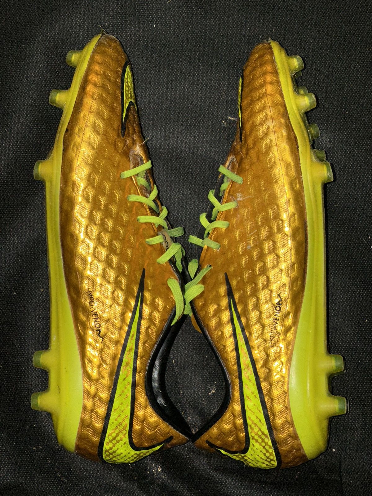 nike hypervenom phantom premium fg gold f907