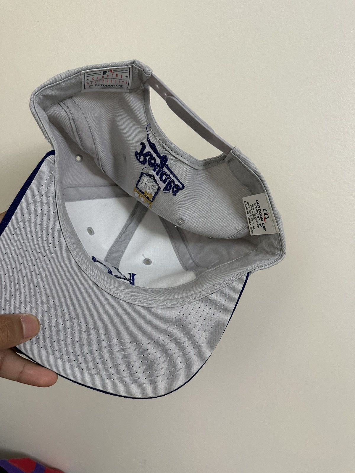 Vintage 90s Kansas City Royals Vintage Snapback Youngan Rare Size ONE SIZE - 4 Thumbnail