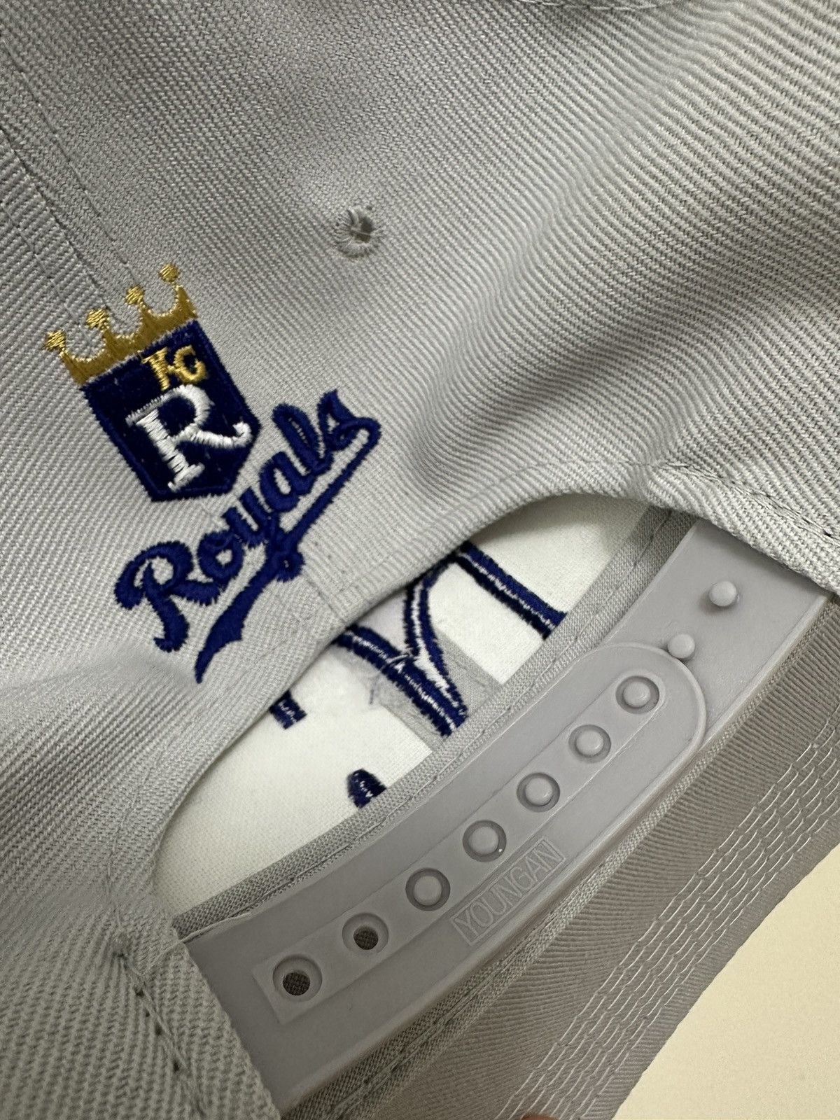 Vintage 90s Kansas City Royals Vintage Snapback Youngan Rare Size ONE SIZE - 6 Thumbnail