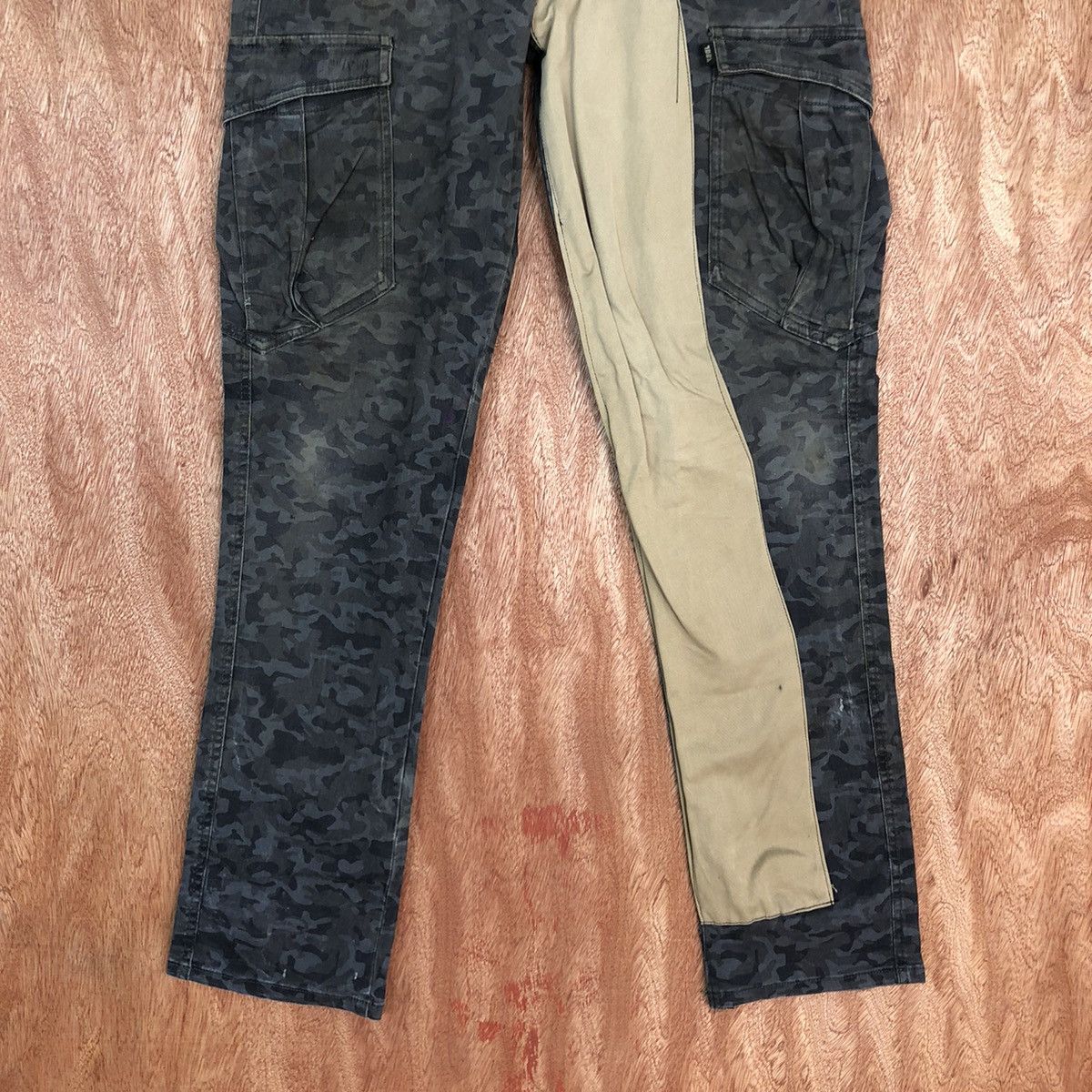 Japanese Brand DLL Tora japan reworked camo custom Cargo Pants #c923 Size US 28 / EU 44 - 3 Thumbnail