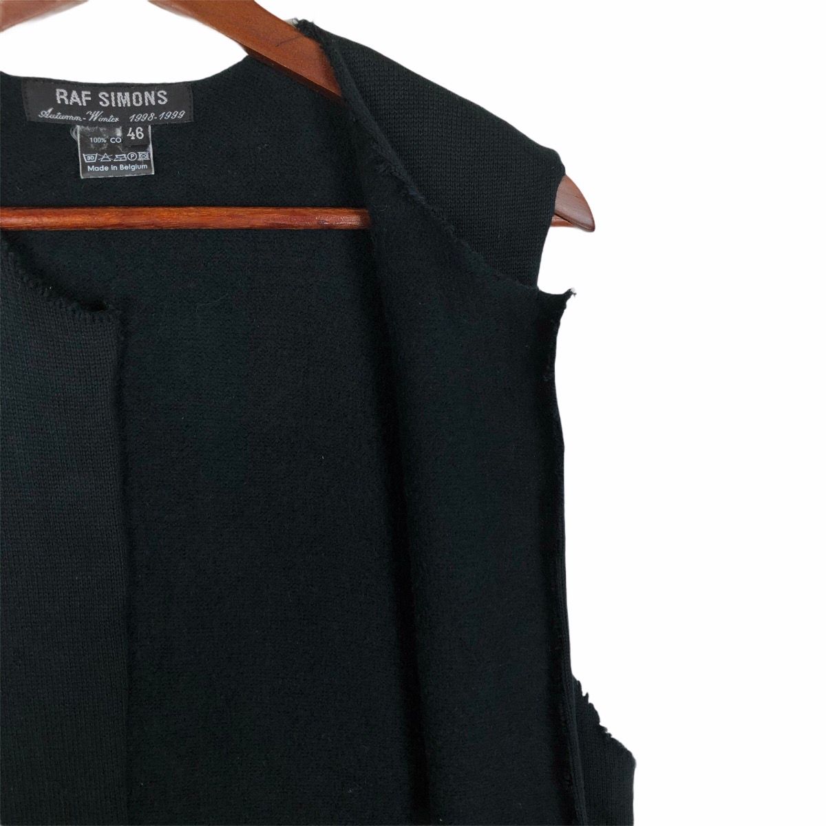 Pre-owned Archival Clothing X Raf Simons Cut & Sewn Aw 1998/1999 In Black