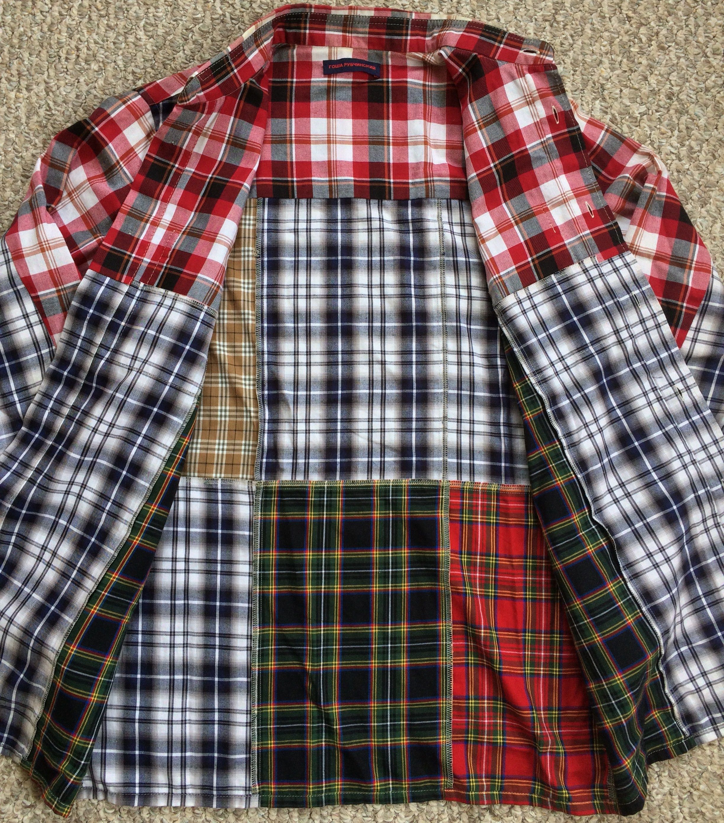 Gosha Rubchinskiy S/S 2015 Gosha Patchwork Flannel DSM Exclusive Size US M / EU 48-50 / 2 - 3 Thumbnail