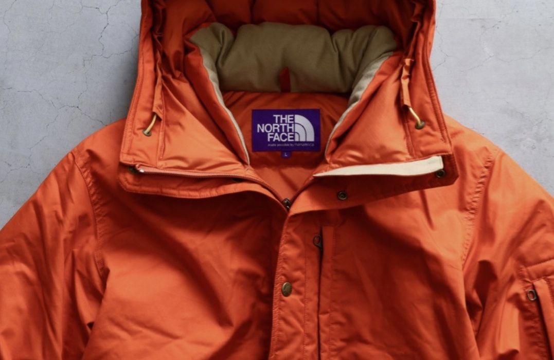 Nanamica TNF Purple Label Lightweight Twill Mountain Short Down Parka ...