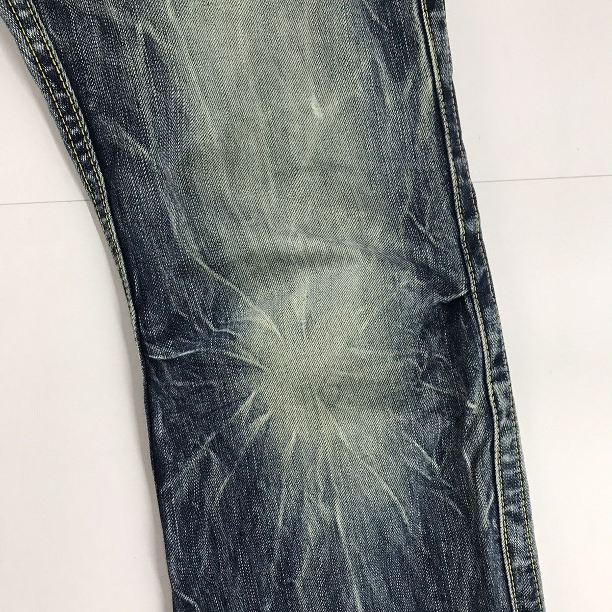 Other Blue Way Japan Bootcut Denim distressed Pant jeans Size US 30 / EU 46 - 4 Thumbnail