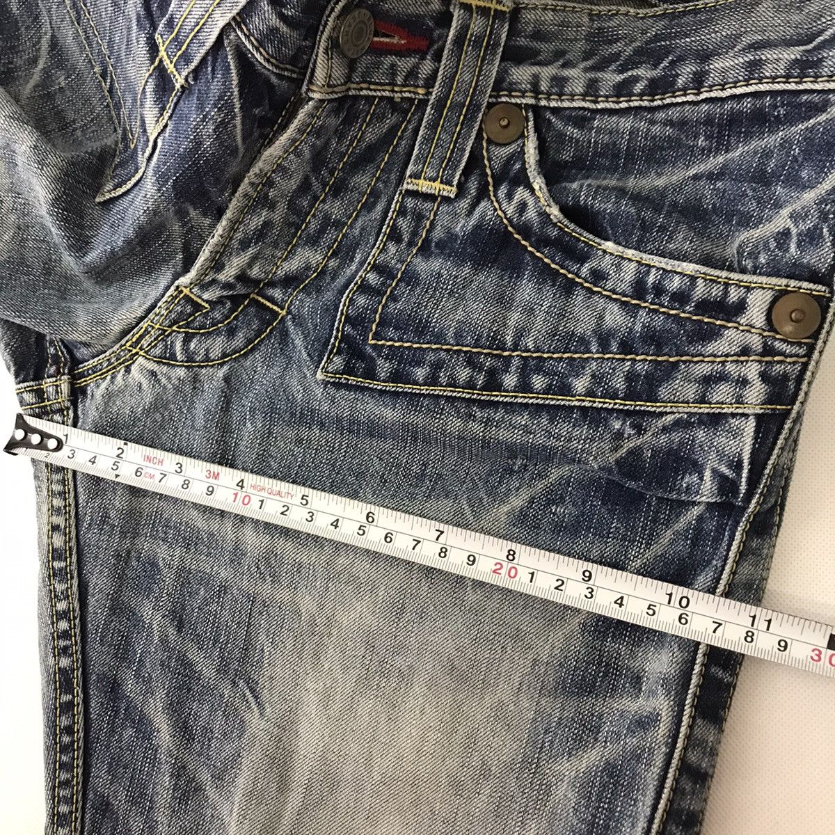 Other Blue Way Japan Bootcut Denim distressed Pant jeans Size US 30 / EU 46 - 12 Thumbnail