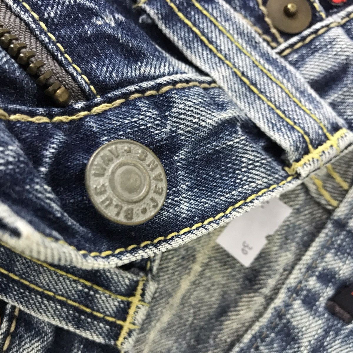 Other Blue Way Japan Bootcut Denim distressed Pant jeans Size US 30 / EU 46 - 16 Thumbnail