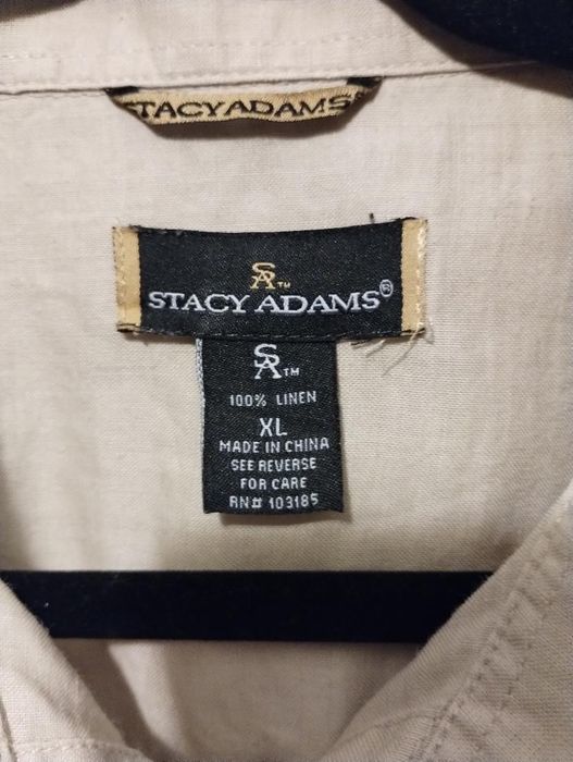Stacy Adams 100% Linen Short Sleeve Shirt | Grailed
