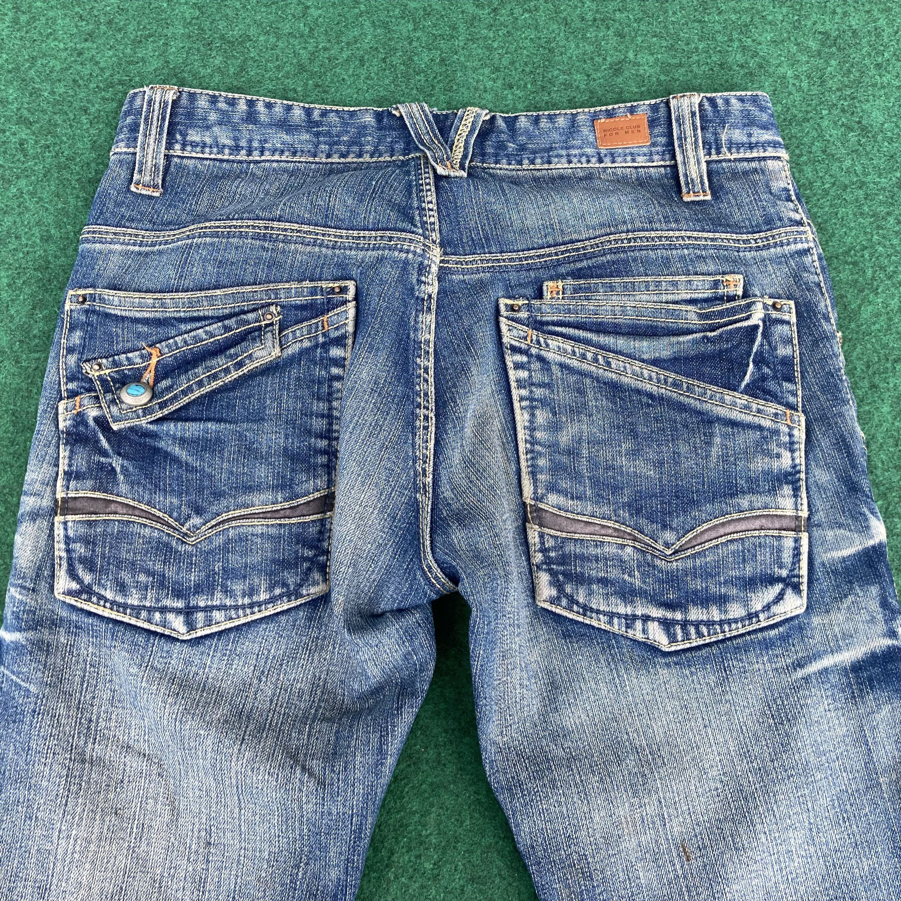 Japanese Brand × Matsuda × Nicole Club Vtg Nicole Club For Men Bootcut Flare Jeans Size US 30 / EU 46 - 8 Thumbnail