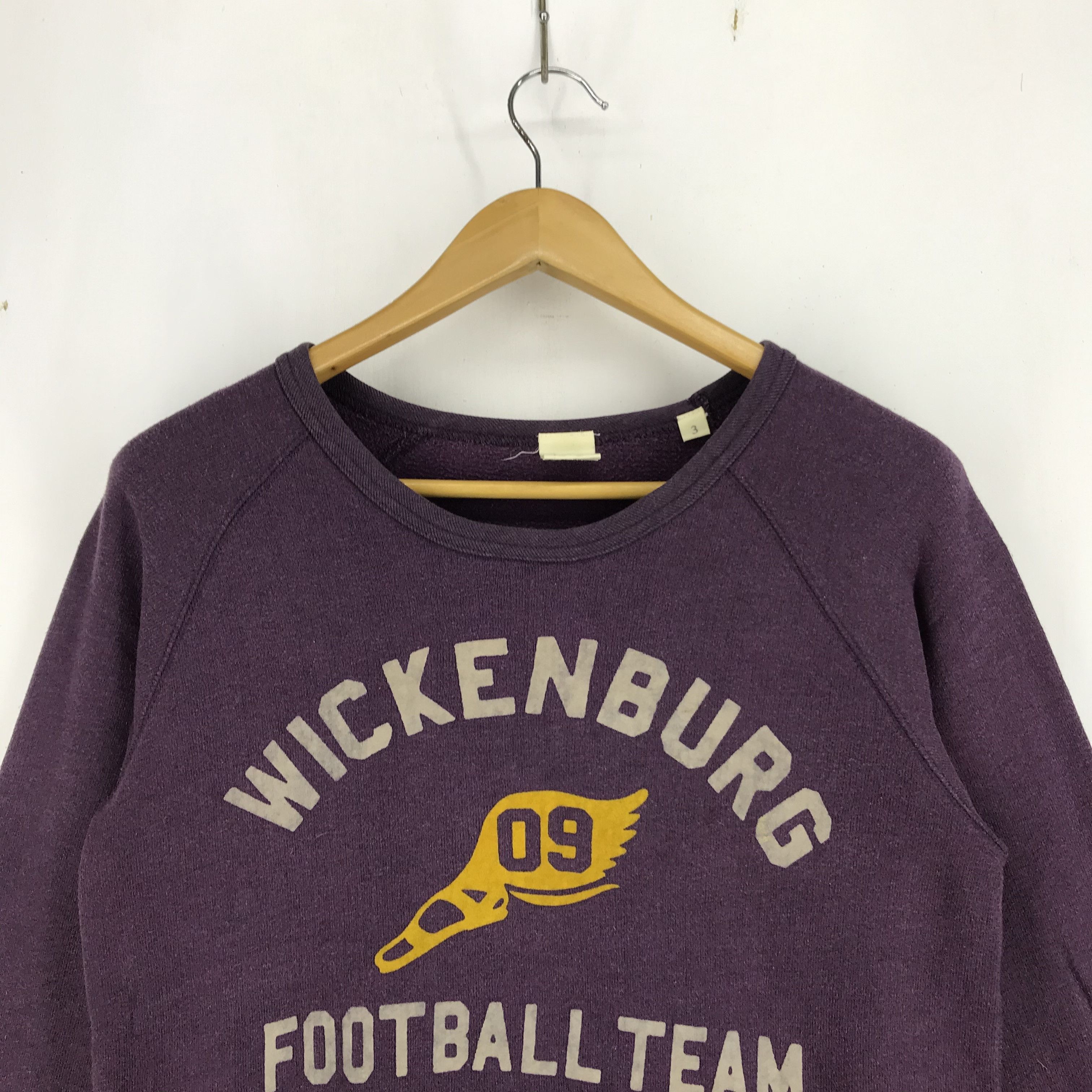 Japanese Brand ELEVEN EIGHT Wickenburg Football Team Sweatshirt #2278-79 Size US S / EU 44-46 / 1 - 2 Thumbnail