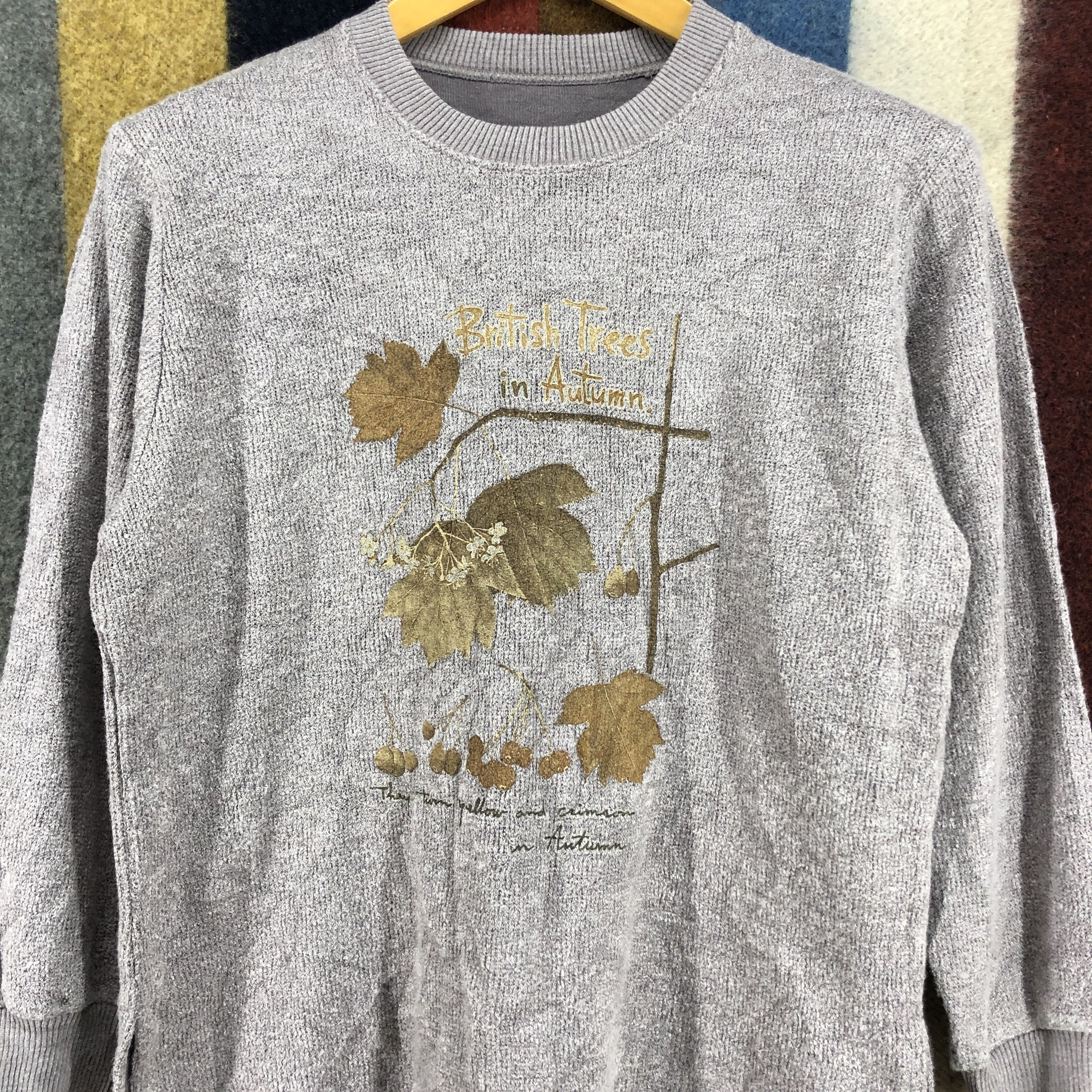 Other BRITISH TREES IN AUTUMN Crew Neck Sweatshirt #0629/AA Size S / US 4 / IT 40 - 2 Thumbnail