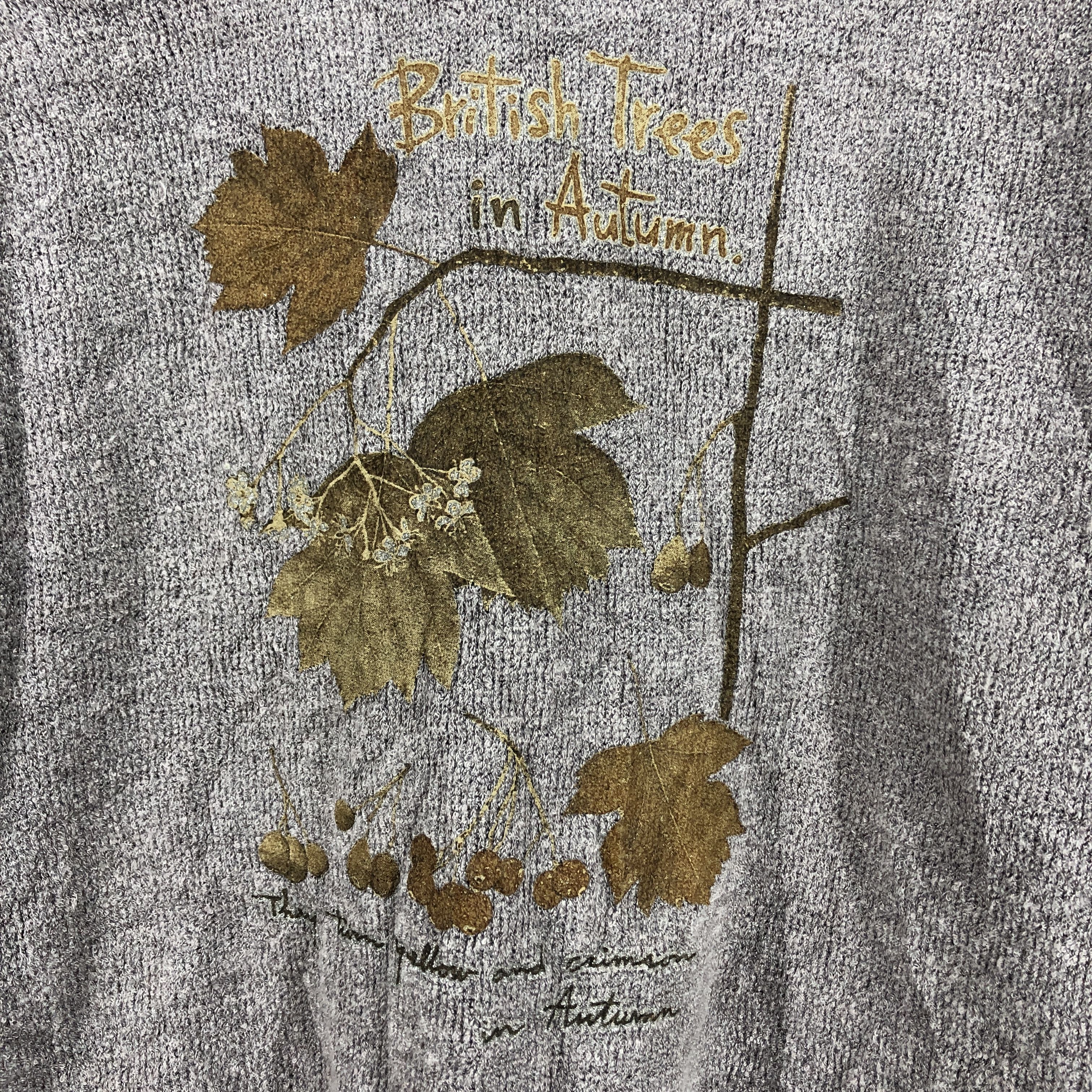 Other BRITISH TREES IN AUTUMN Crew Neck Sweatshirt #0629/AA Size S / US 4 / IT 40 - 3 Thumbnail