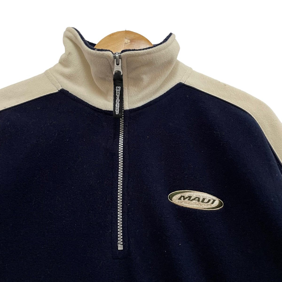 Japanese Brand × Maui and Sons 💥90s MAUI HALFZIP FLEECE SWEATER PULLOVER Size US M / EU 48-50 / 2 - 5 Thumbnail