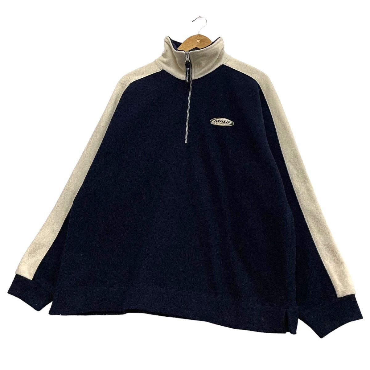 Japanese Brand × Maui and Sons 💥90s MAUI HALFZIP FLEECE SWEATER PULLOVER Size US M / EU 48-50 / 2 - 2 Thumbnail