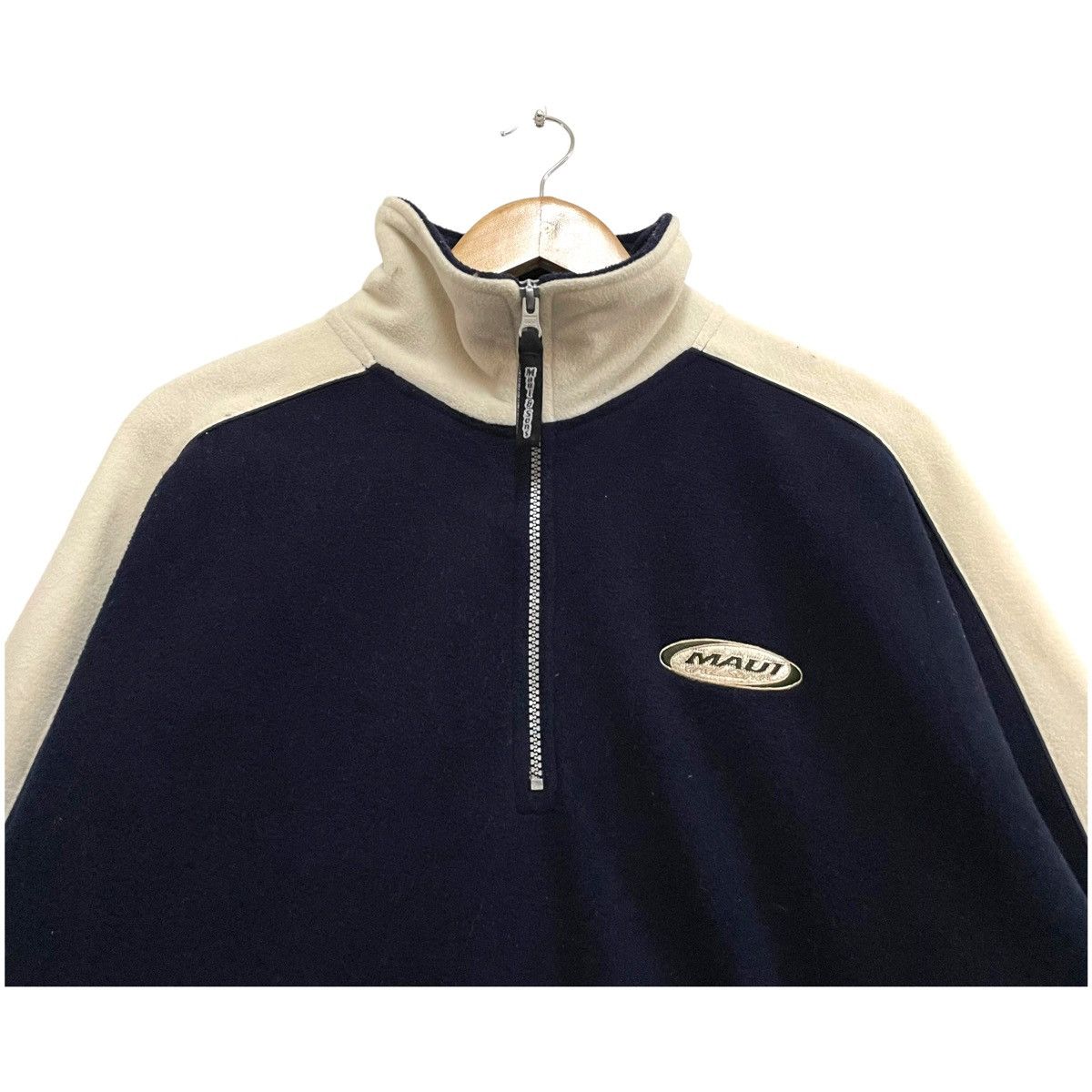 Japanese Brand × Maui and Sons 💥90s MAUI HALFZIP FLEECE SWEATER PULLOVER Size US M / EU 48-50 / 2 - 4 Thumbnail
