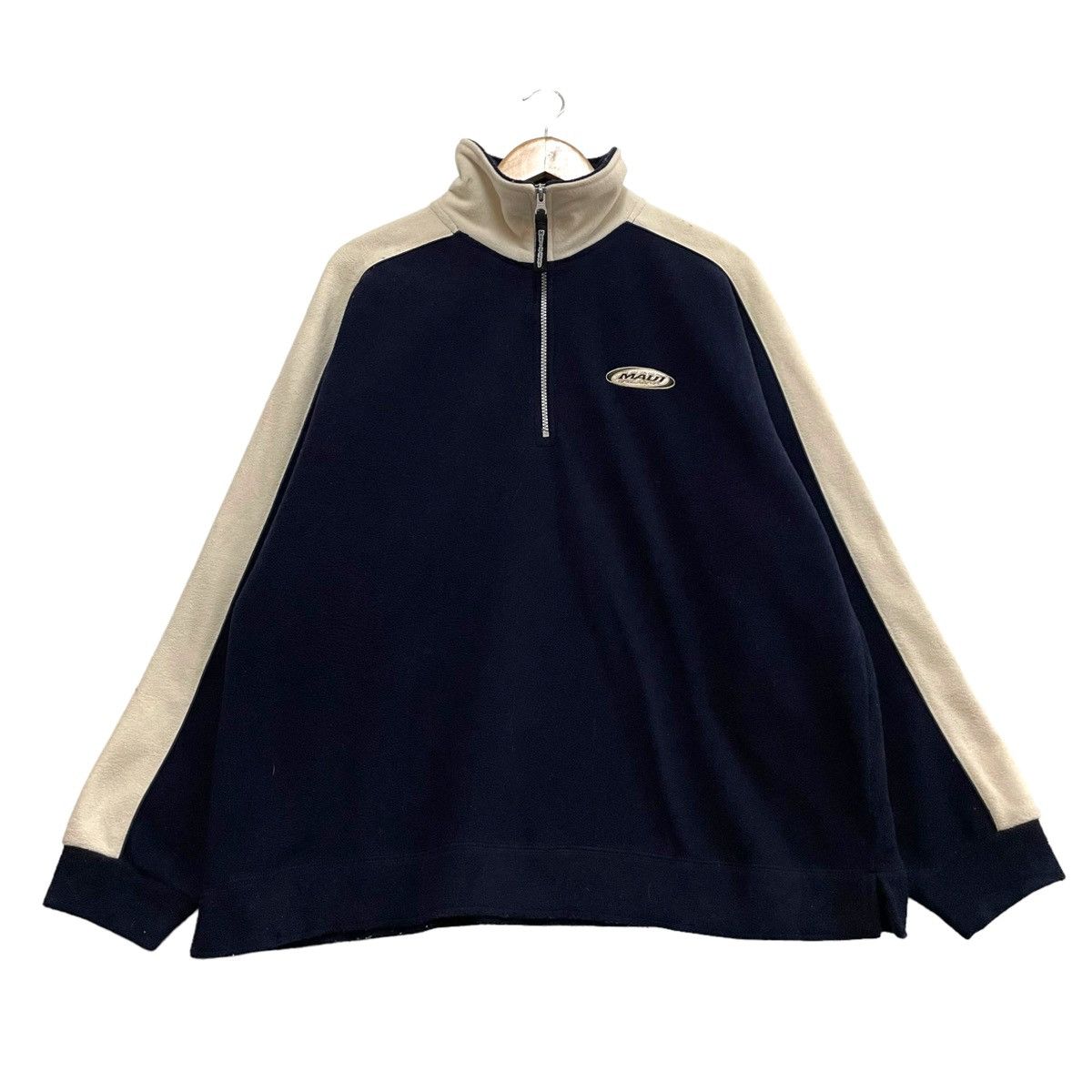 Japanese Brand × Maui and Sons 💥90s MAUI HALFZIP FLEECE SWEATER PULLOVER Size US M / EU 48-50 / 2 - 1 Thumbnail