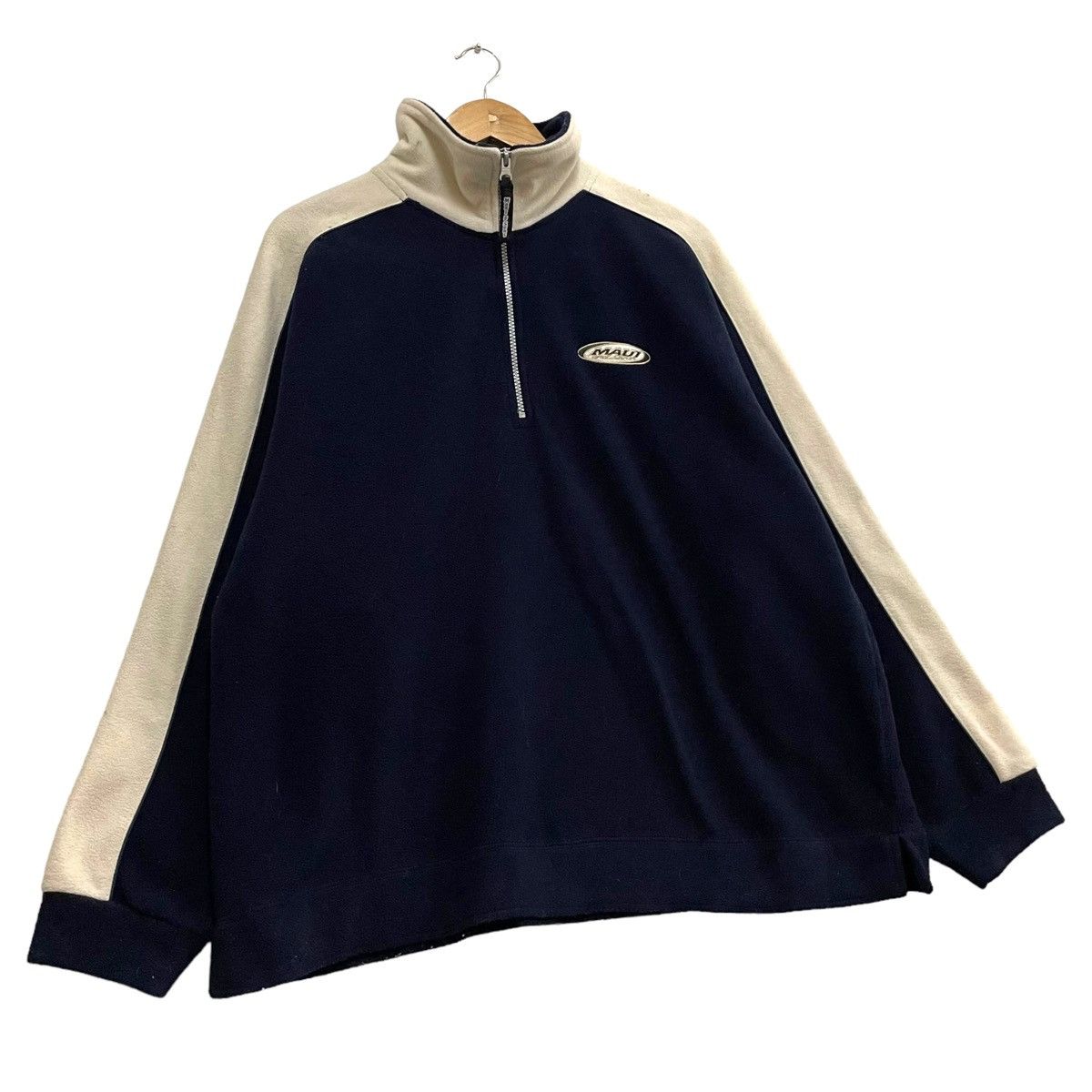 Japanese Brand × Maui and Sons 💥90s MAUI HALFZIP FLEECE SWEATER PULLOVER Size US M / EU 48-50 / 2 - 3 Thumbnail