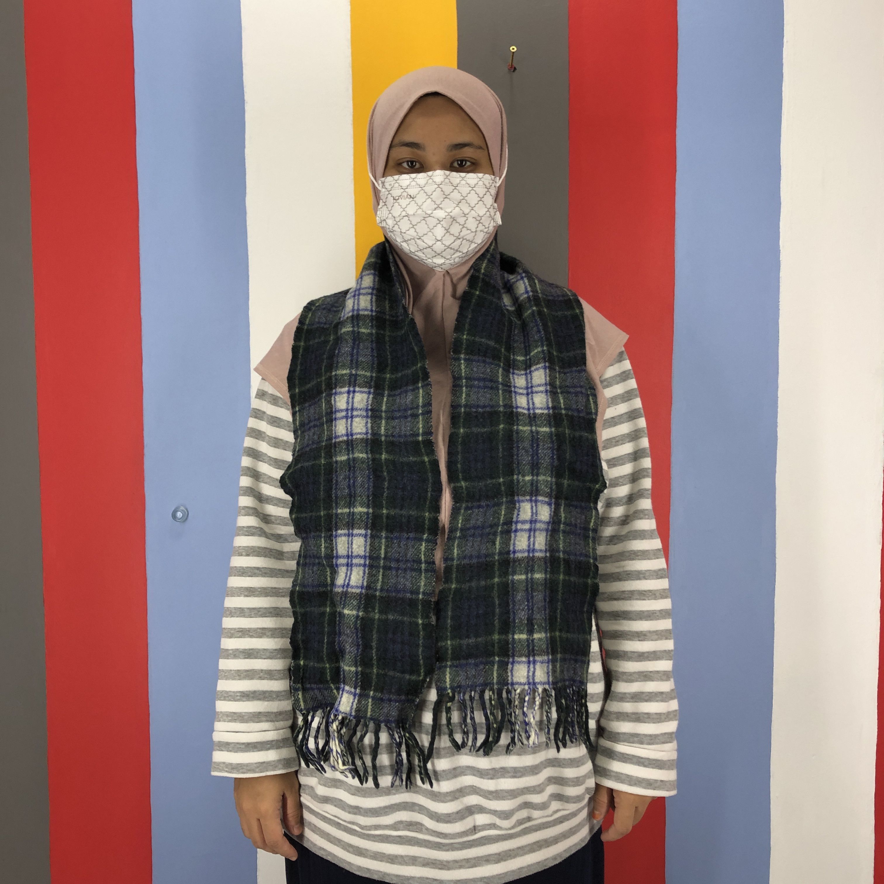 Polo Ralph Lauren POLO RALPH LAUREN Lambswool Muffler Scarf #0853/AG Size ONE SIZE - 2 Thumbnail
