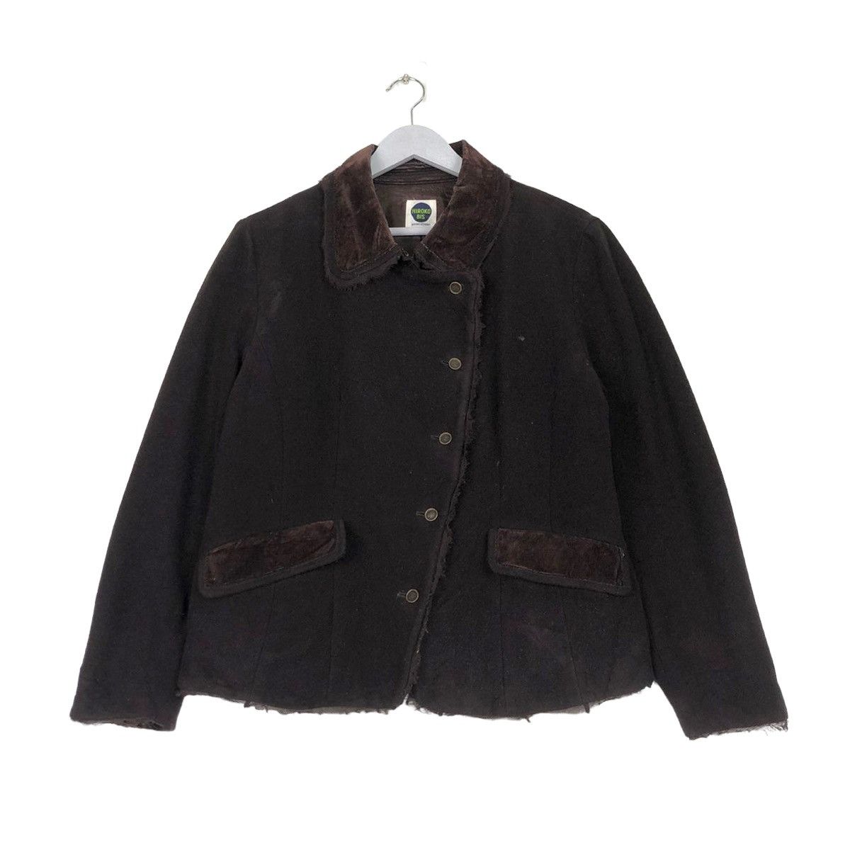 Hiroko Koshino Homme × Japanese Brand 💥HIROKO KOSHINO LINEN JACKET Size S / US 4 / IT 40 - 1 Thumbnail