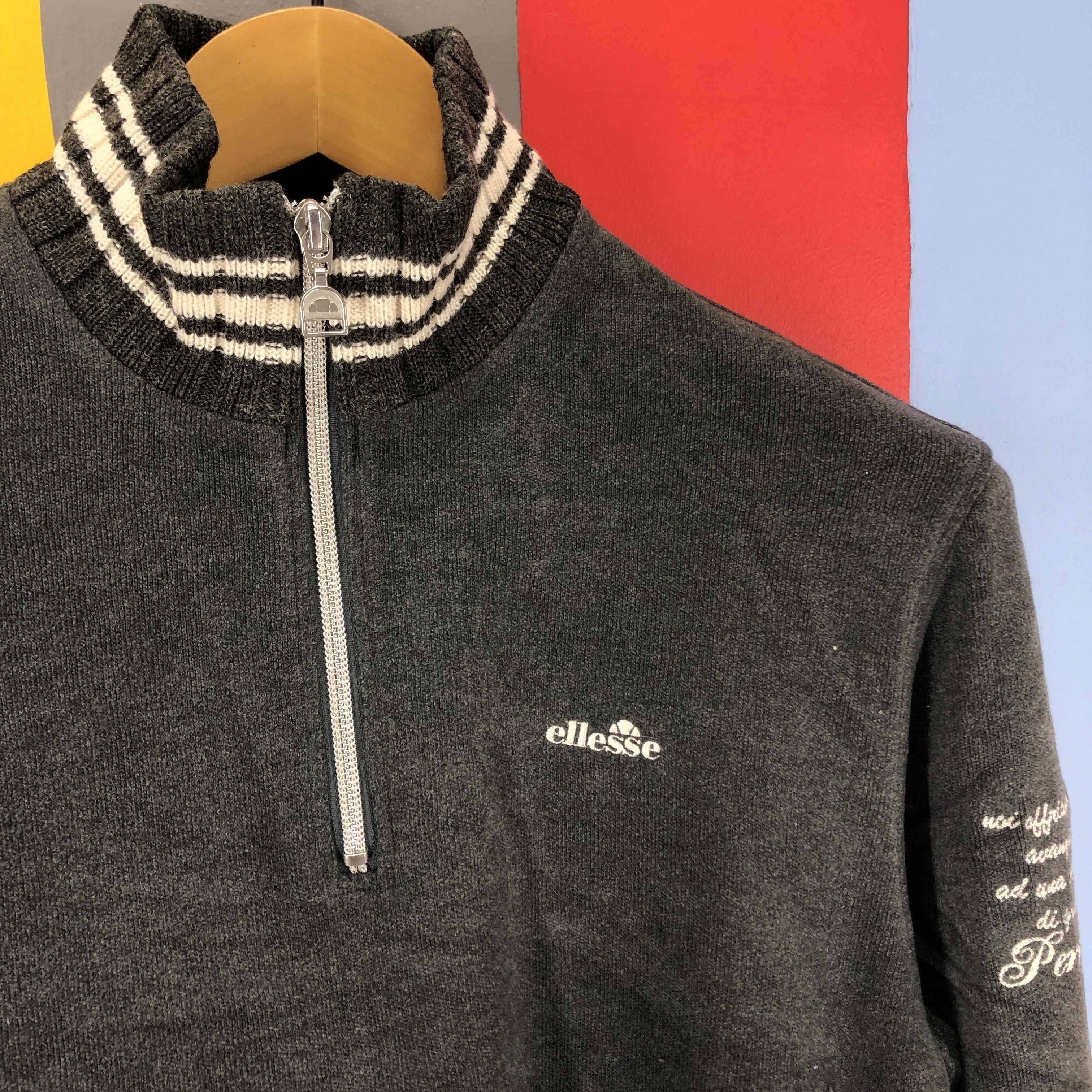 Ellesse ELLESSE LADIES Stripe Ringer Women Sweatshirt #0892/AH Size S / US 4 / IT 40 - 2 Thumbnail