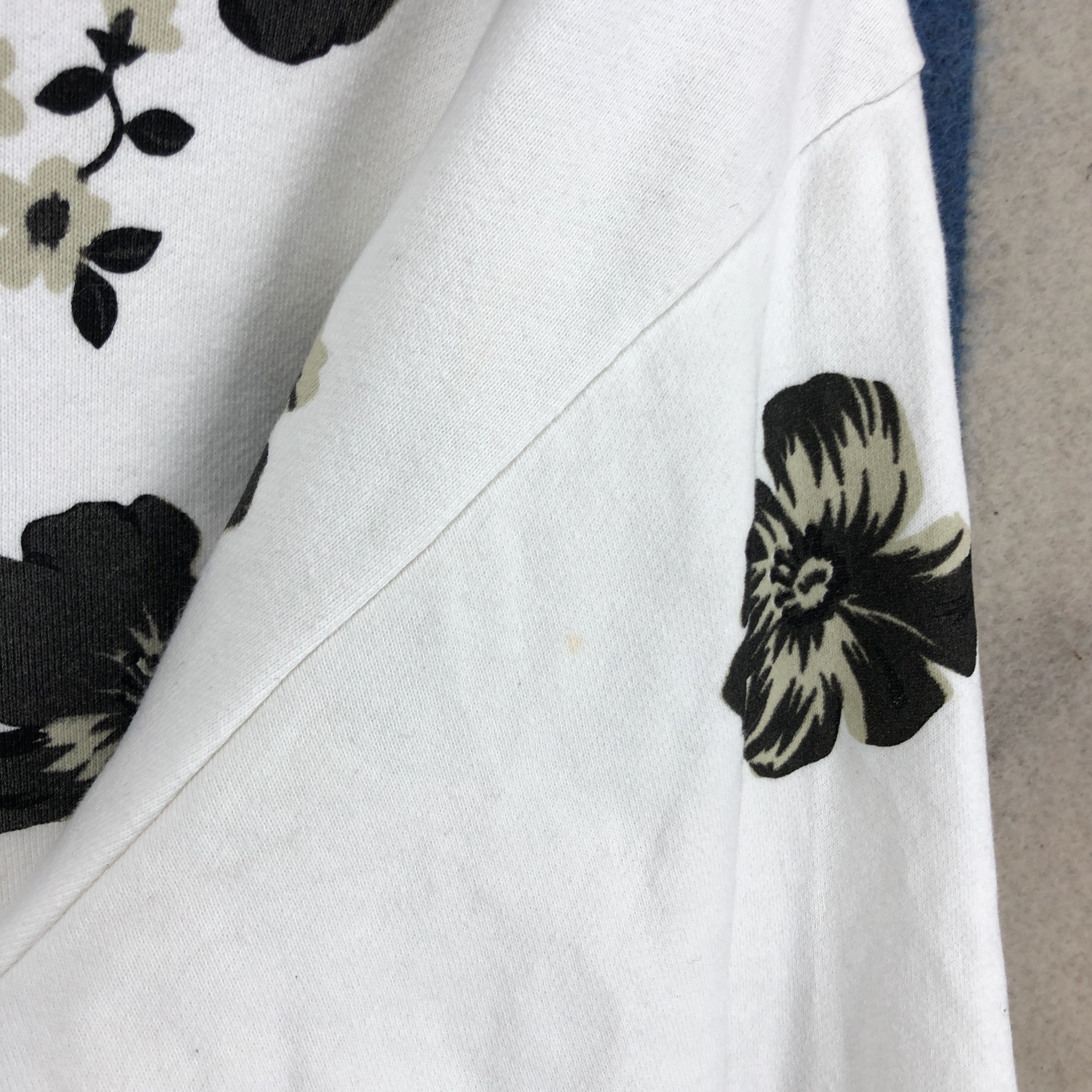 Japanese Brand RYU Flower Print Sweatshirt #0492/U Size US M / EU 48-50 / 2 - 9 Thumbnail