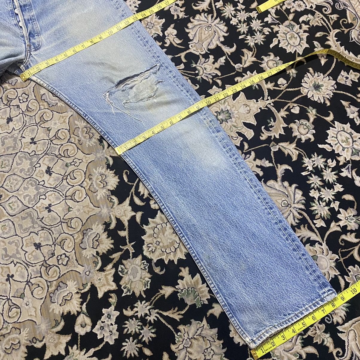 Levi's Vintage 80s Levis 501 Distressed Nice Grateful Dead Jeans Size US 35 - 21 Thumbnail